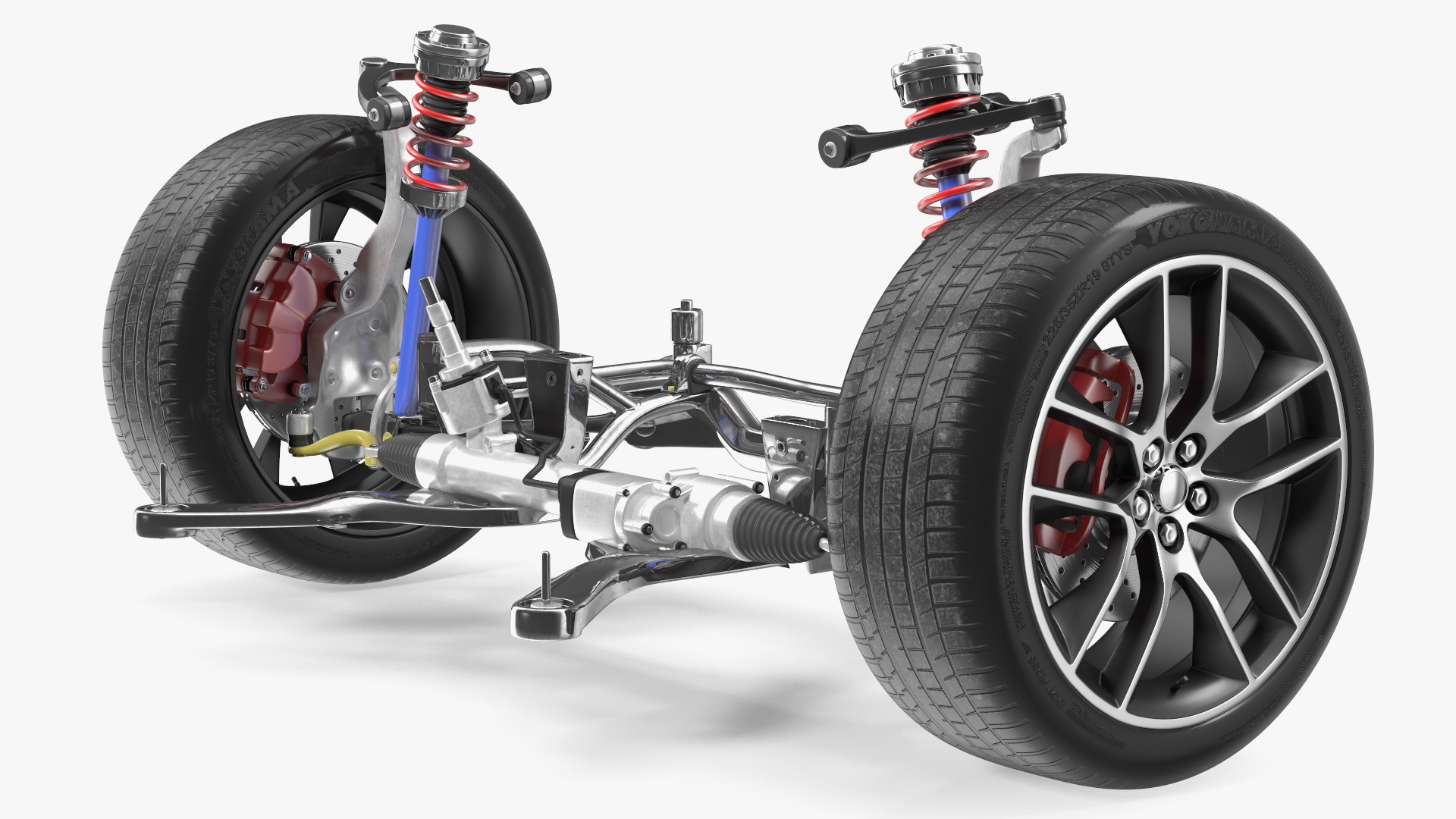 3D Car Suspension System