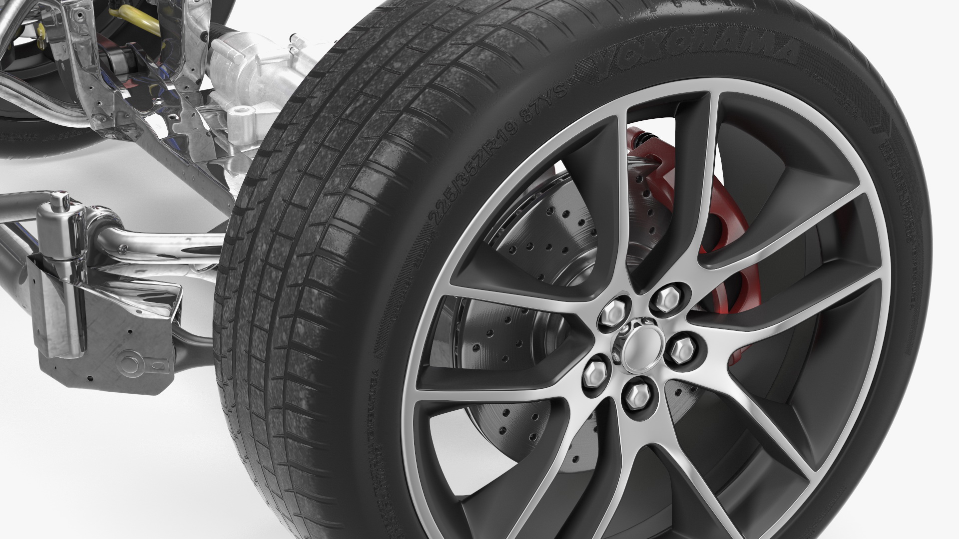 3D Car Suspension System