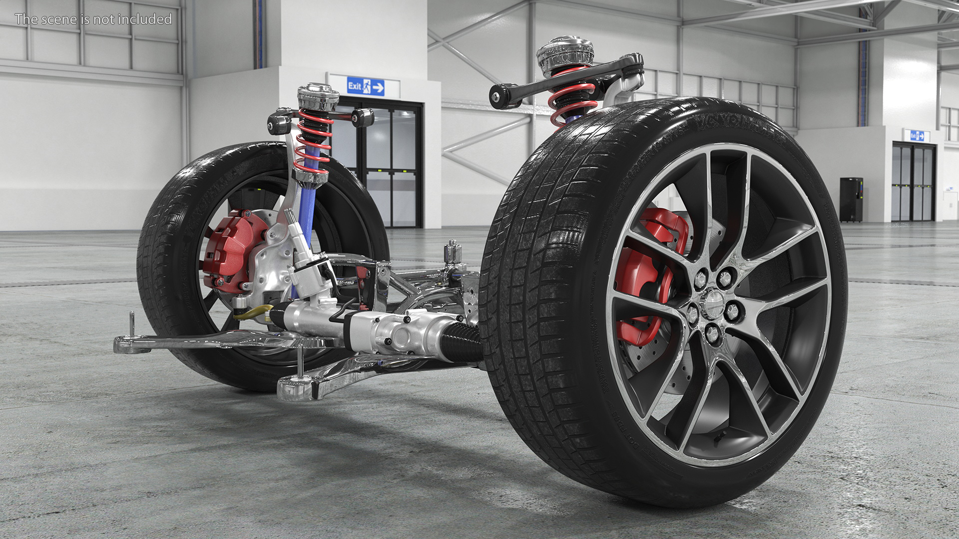 3D Car Suspension System