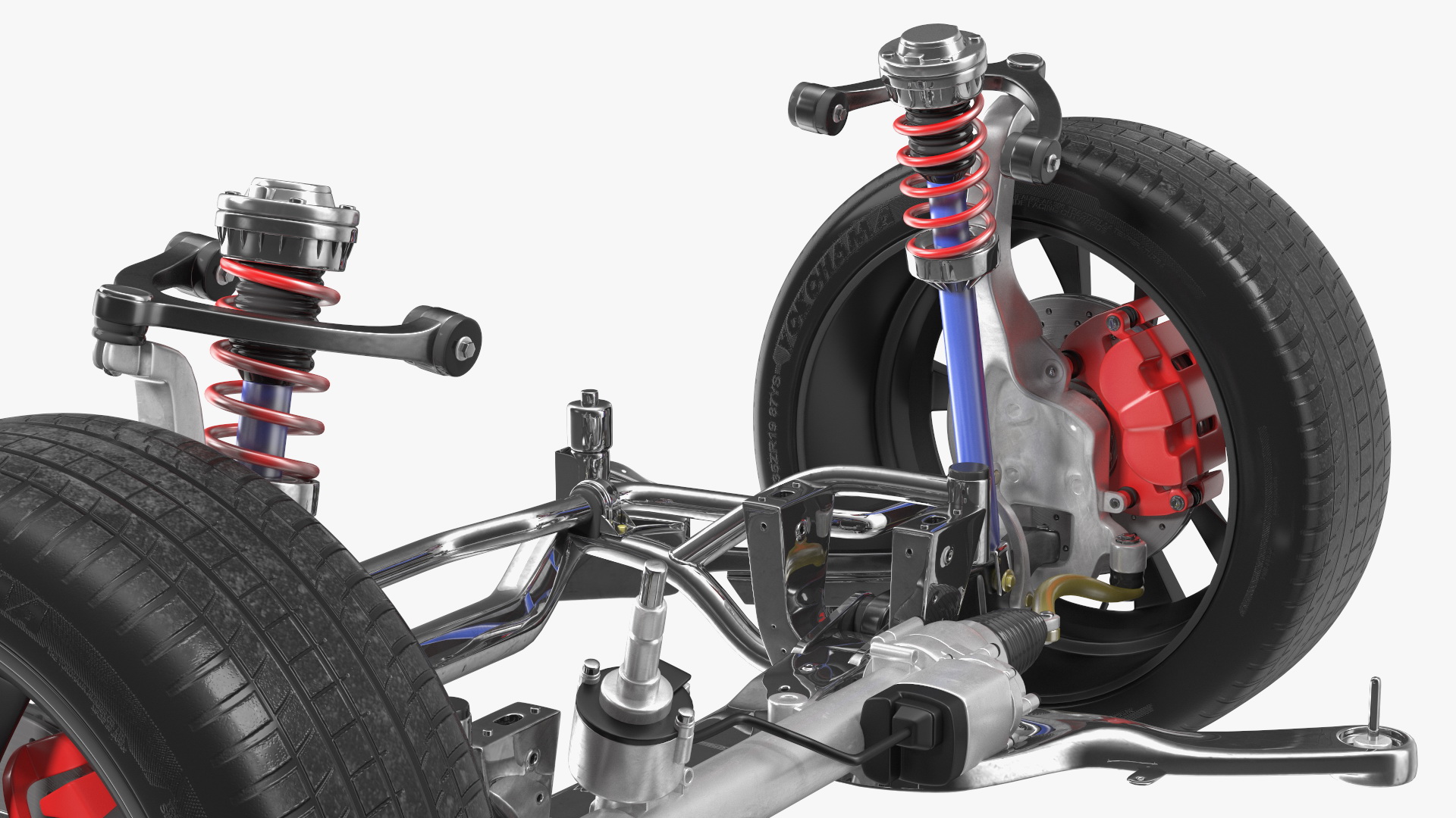 3D Car Suspension System