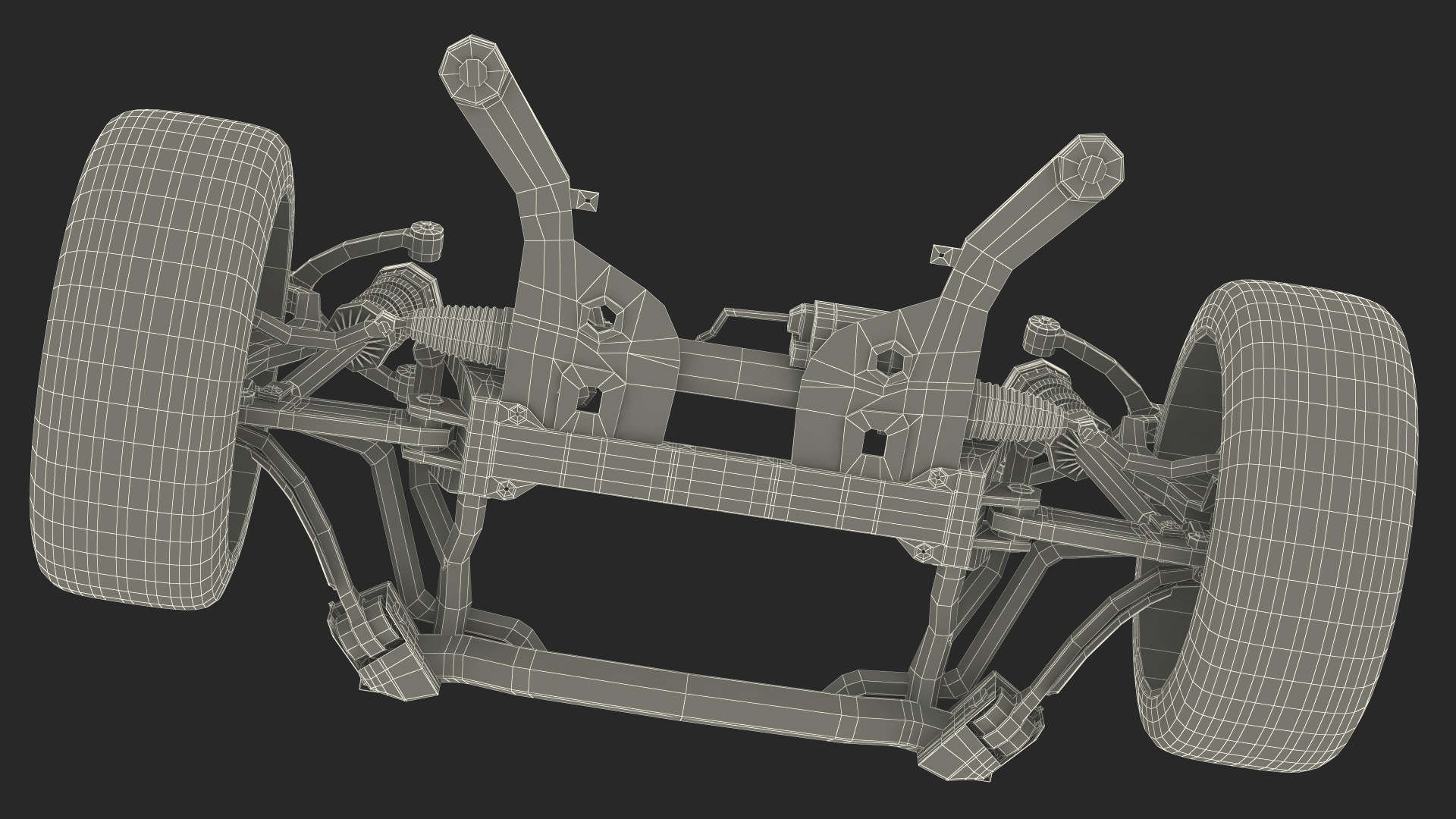 3D Car Suspension System