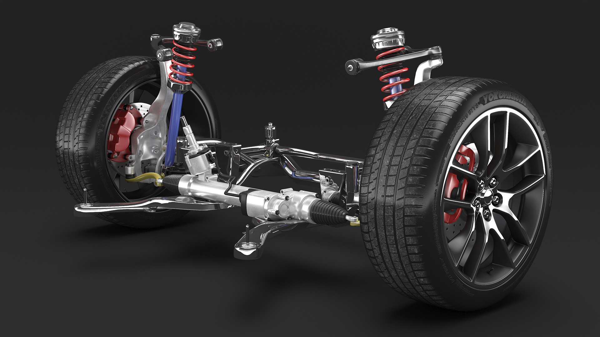 3D Car Suspension System