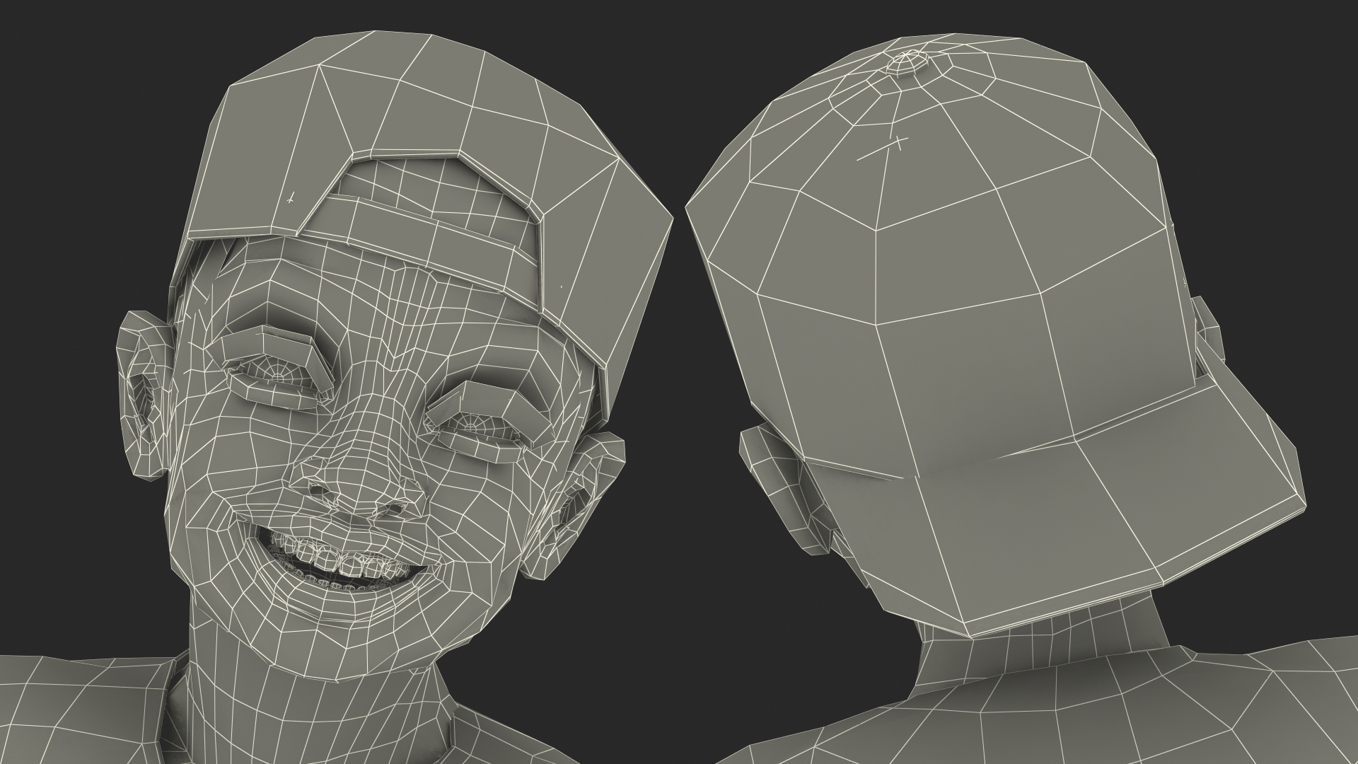 3D Black Child Boy Street Style Pose model