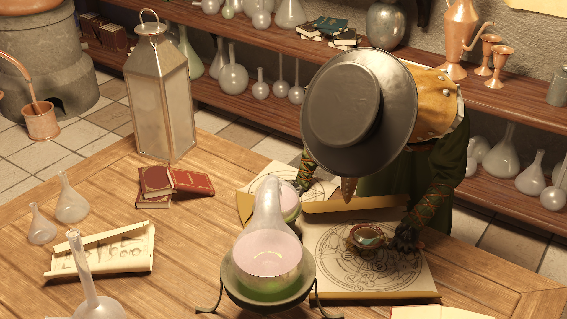 3D Alchemist in Laboratory model