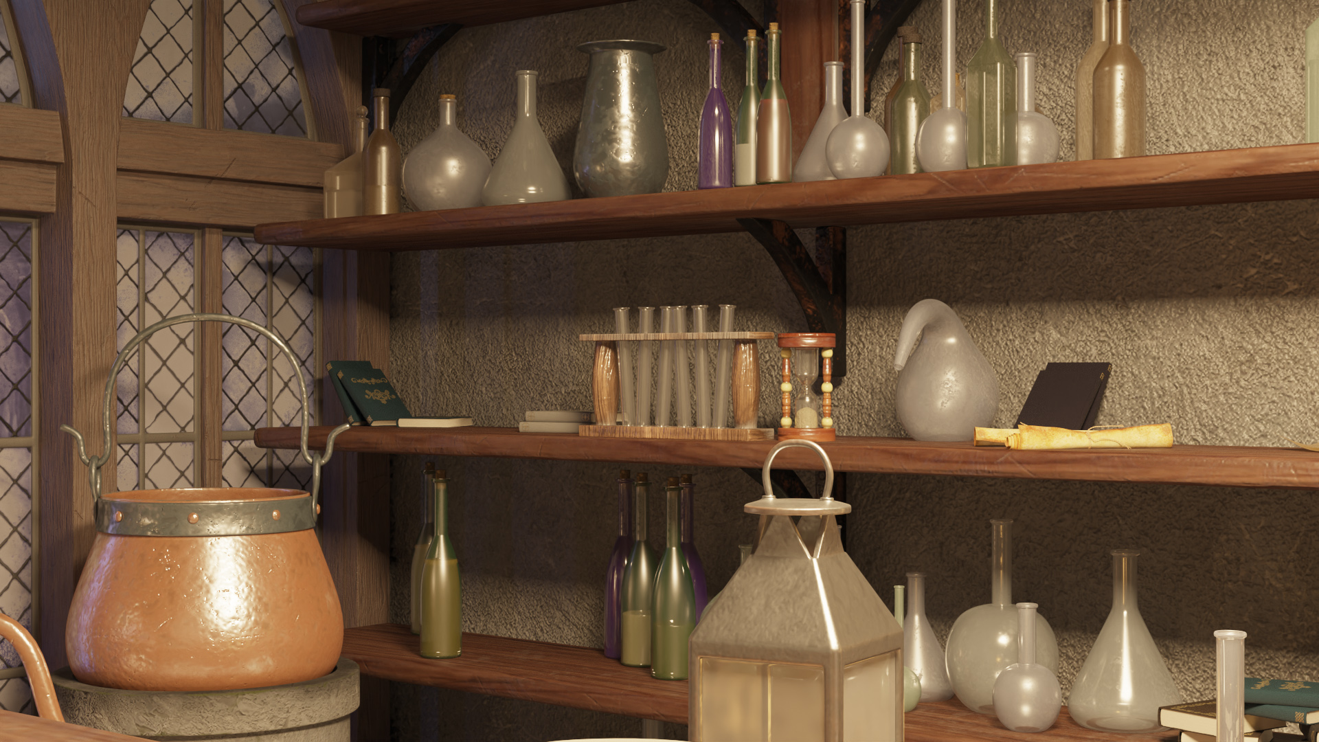 3D Alchemist in Laboratory model