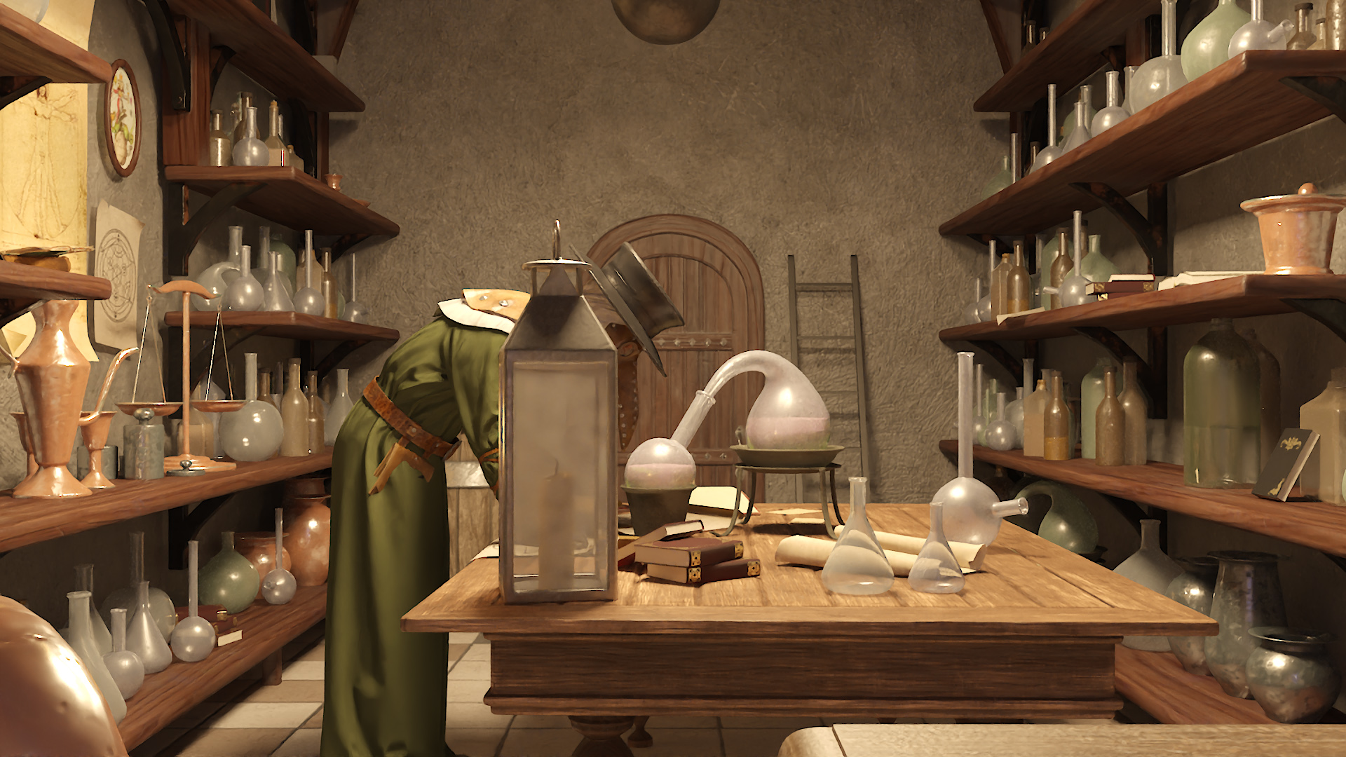 3D Alchemist in Laboratory model