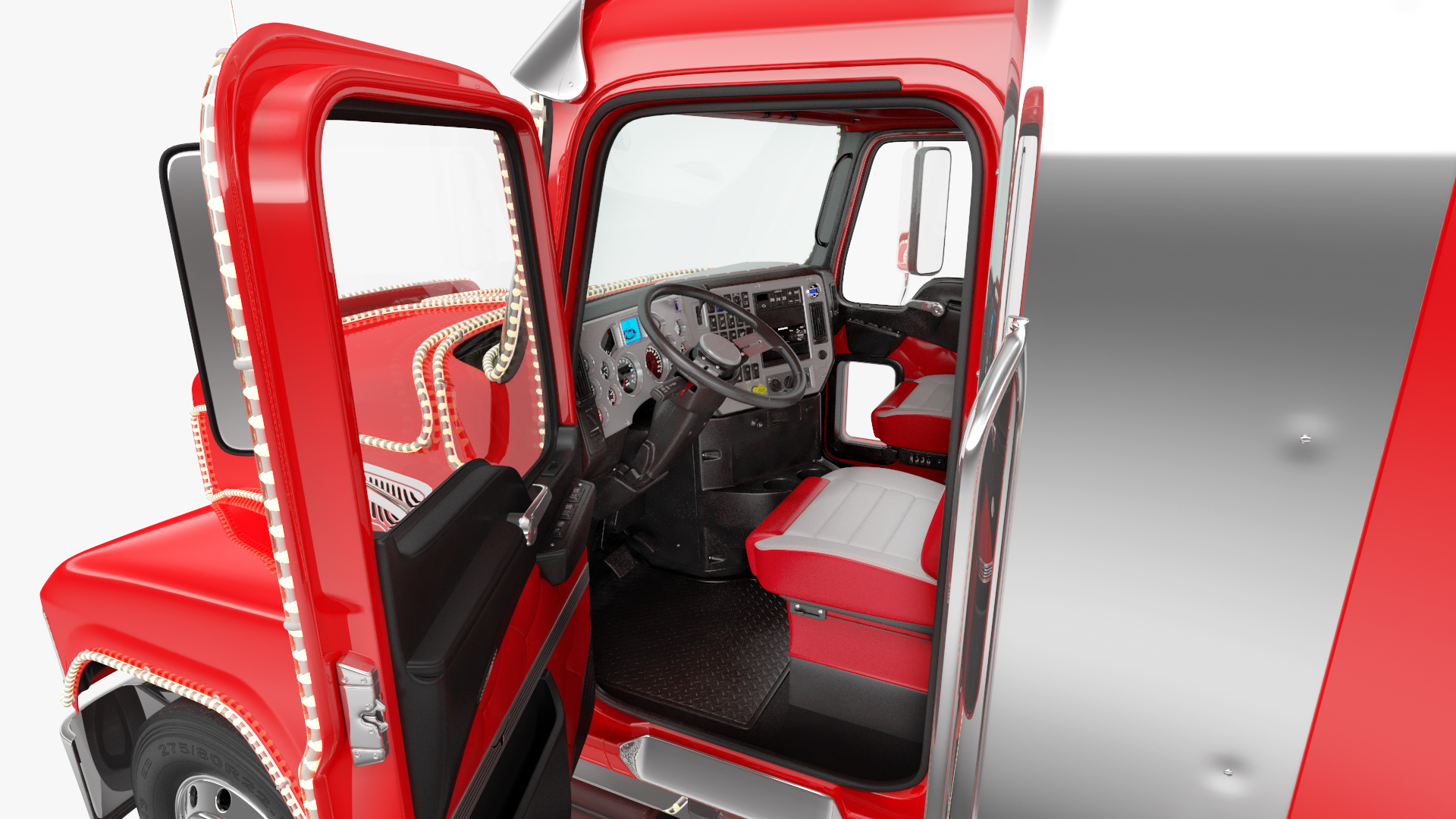 Coca Cola Christmas Truck Rigged 3D