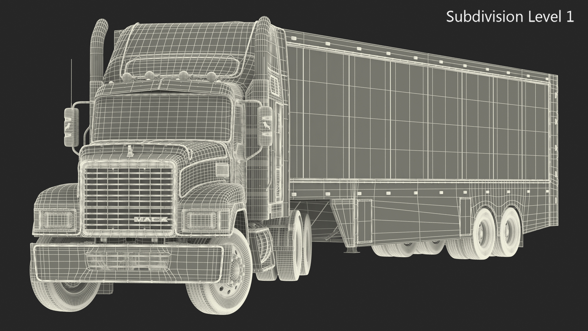 Coca Cola Christmas Truck Rigged 3D