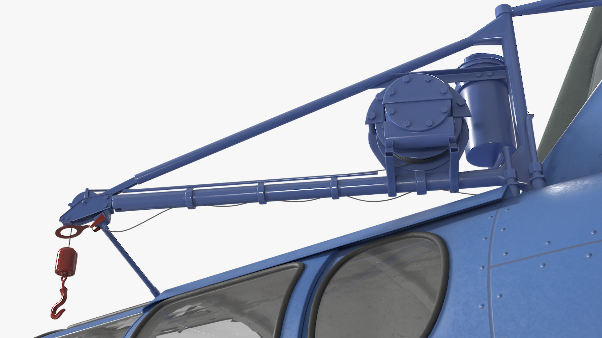 Civilian Multirole Helicopter Blue 3D model
