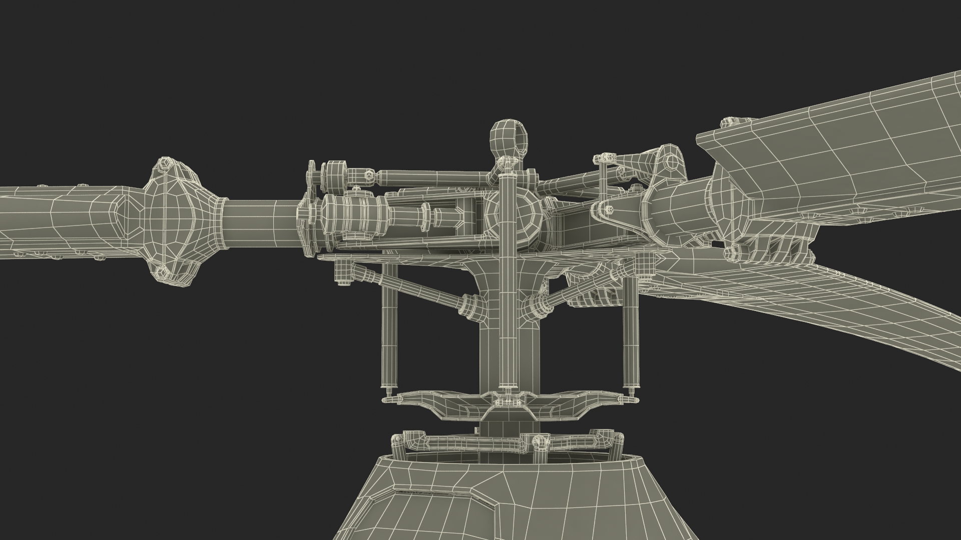 Civilian Multirole Helicopter Blue 3D model