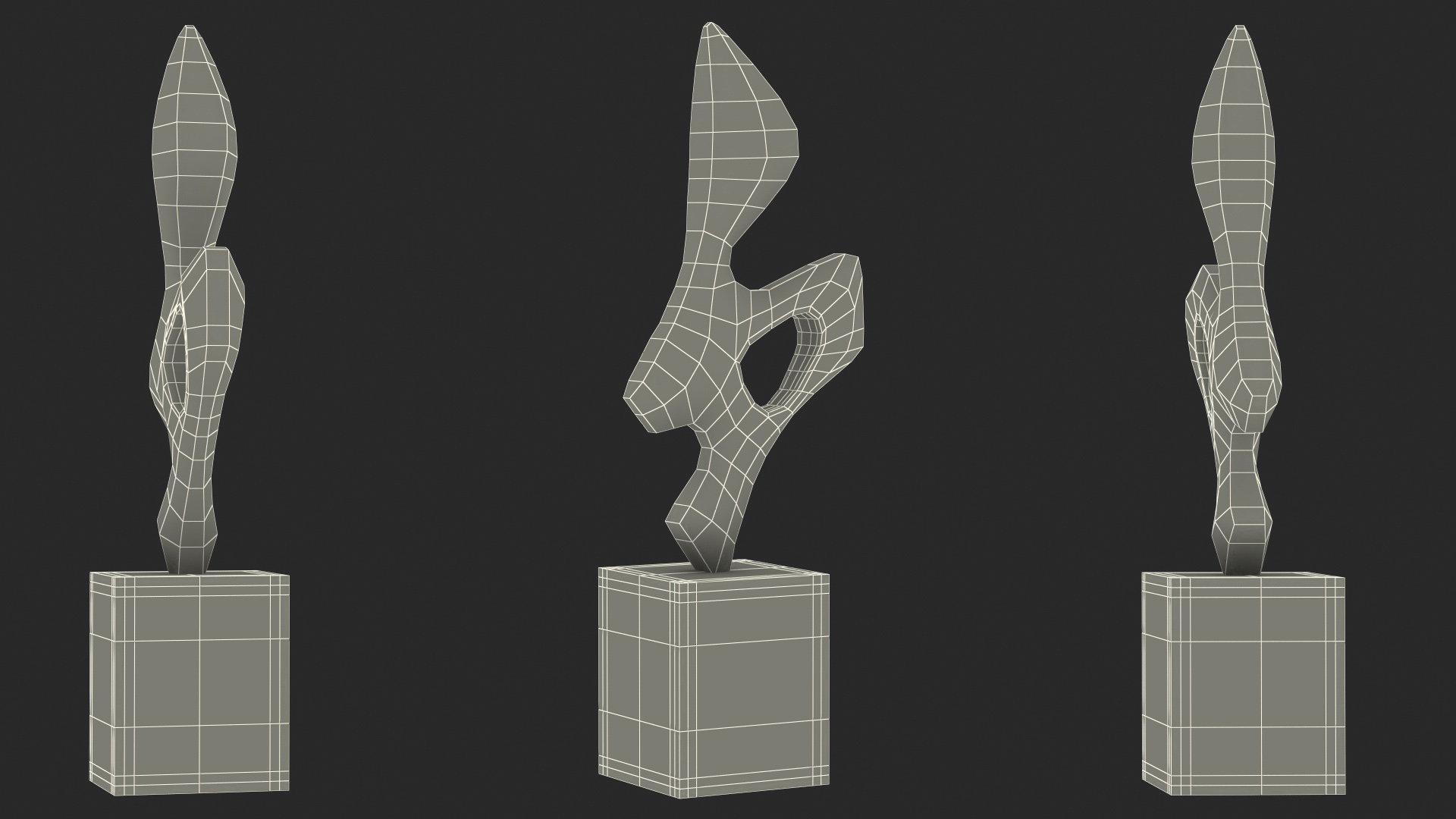 Home Decor Sculpture Marble 3D