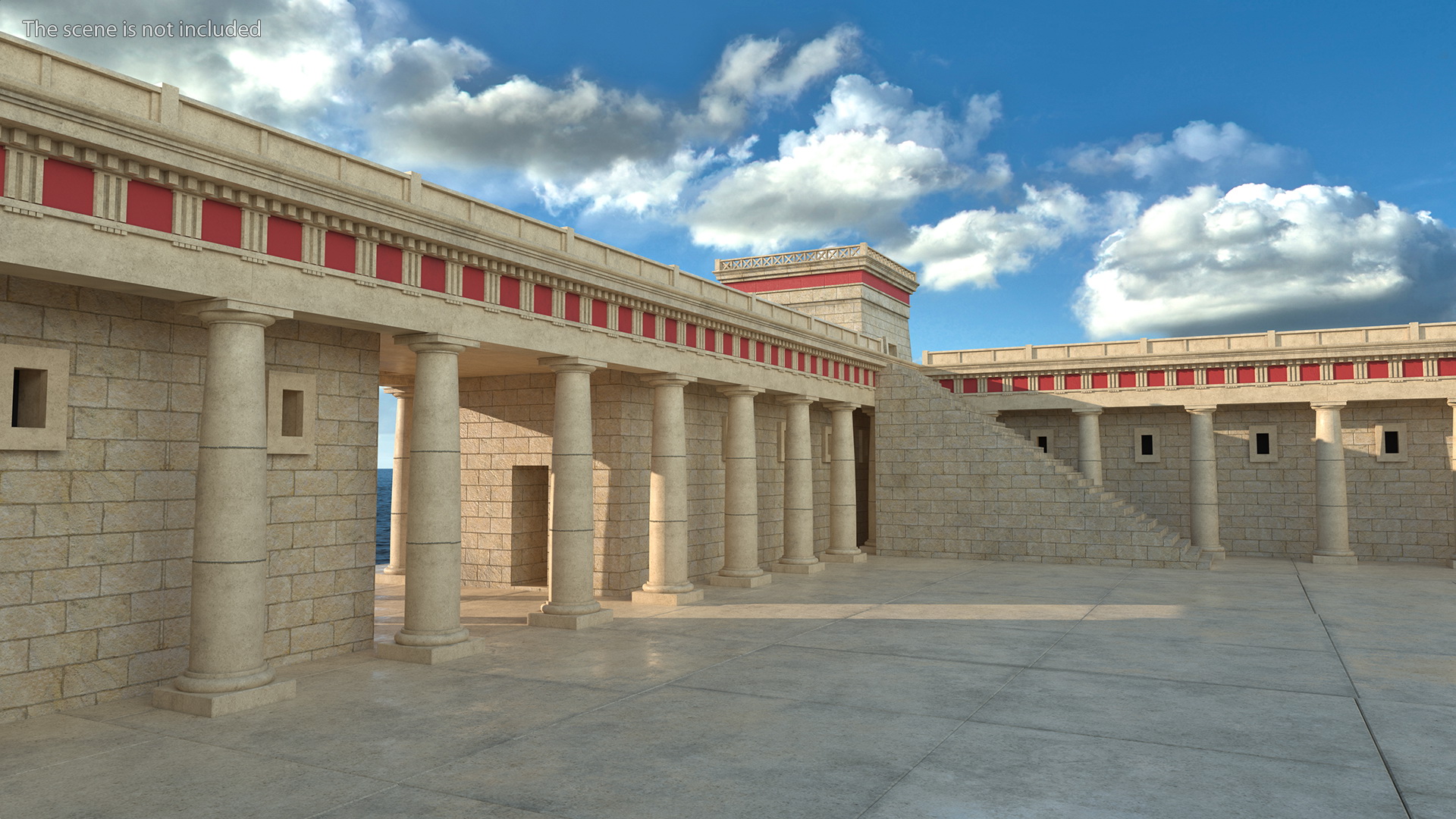 3D model Lighthouse of Alexandria Foundation