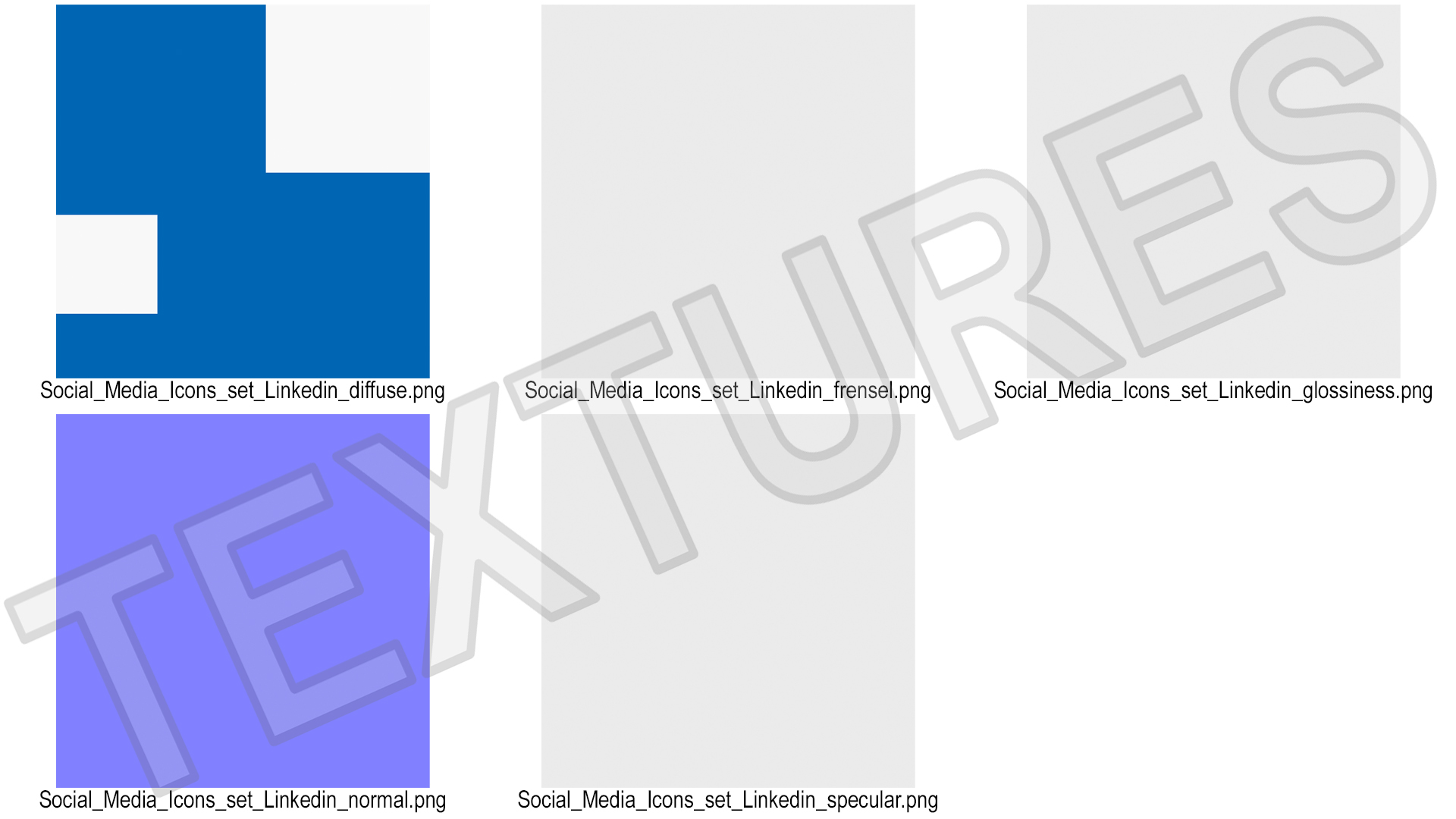 3D Linkedin Social Media Icon