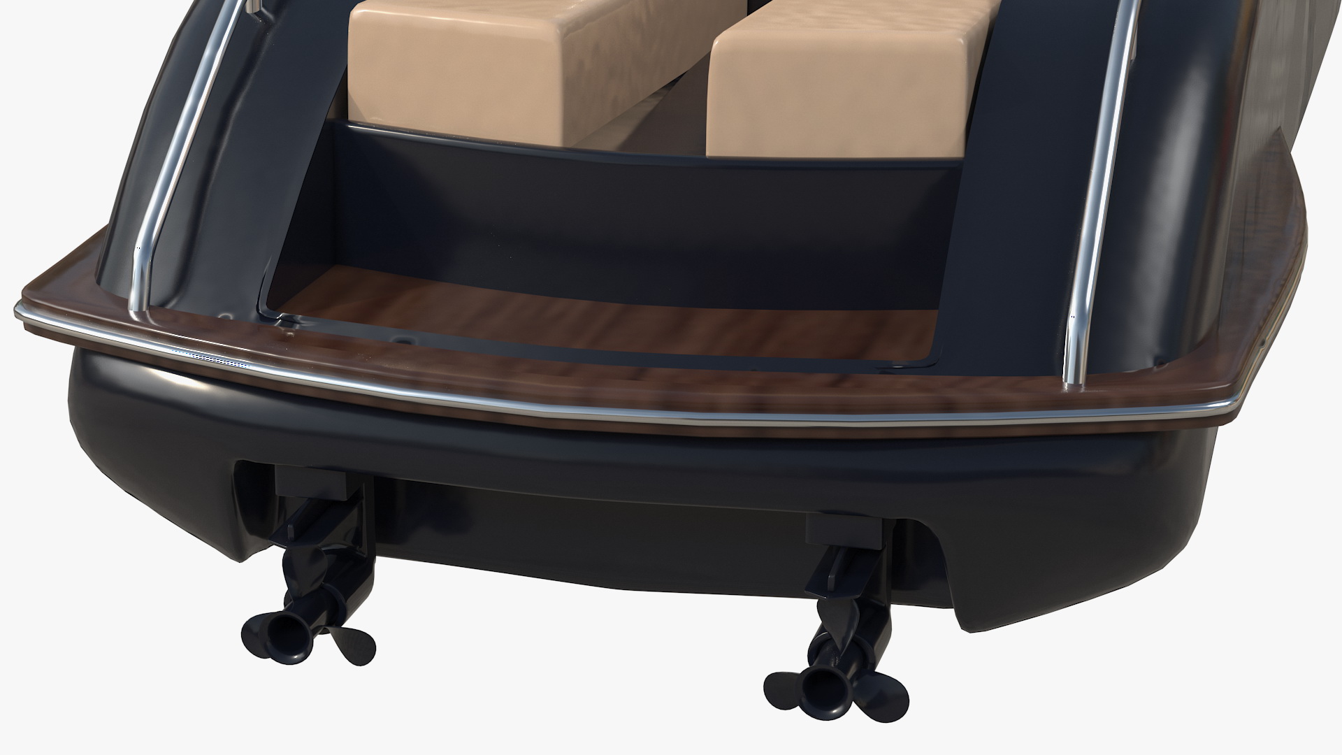 3D model Small Motorboat