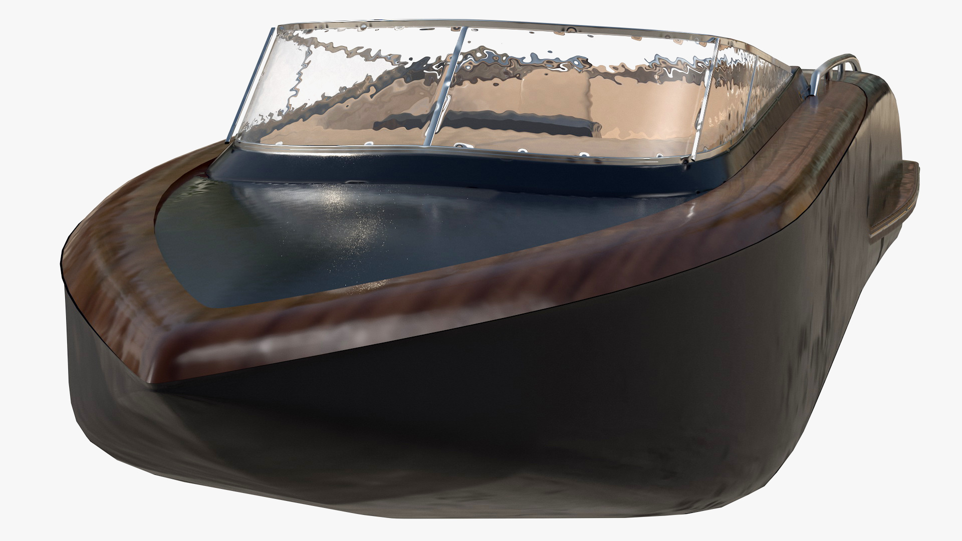 3D model Small Motorboat