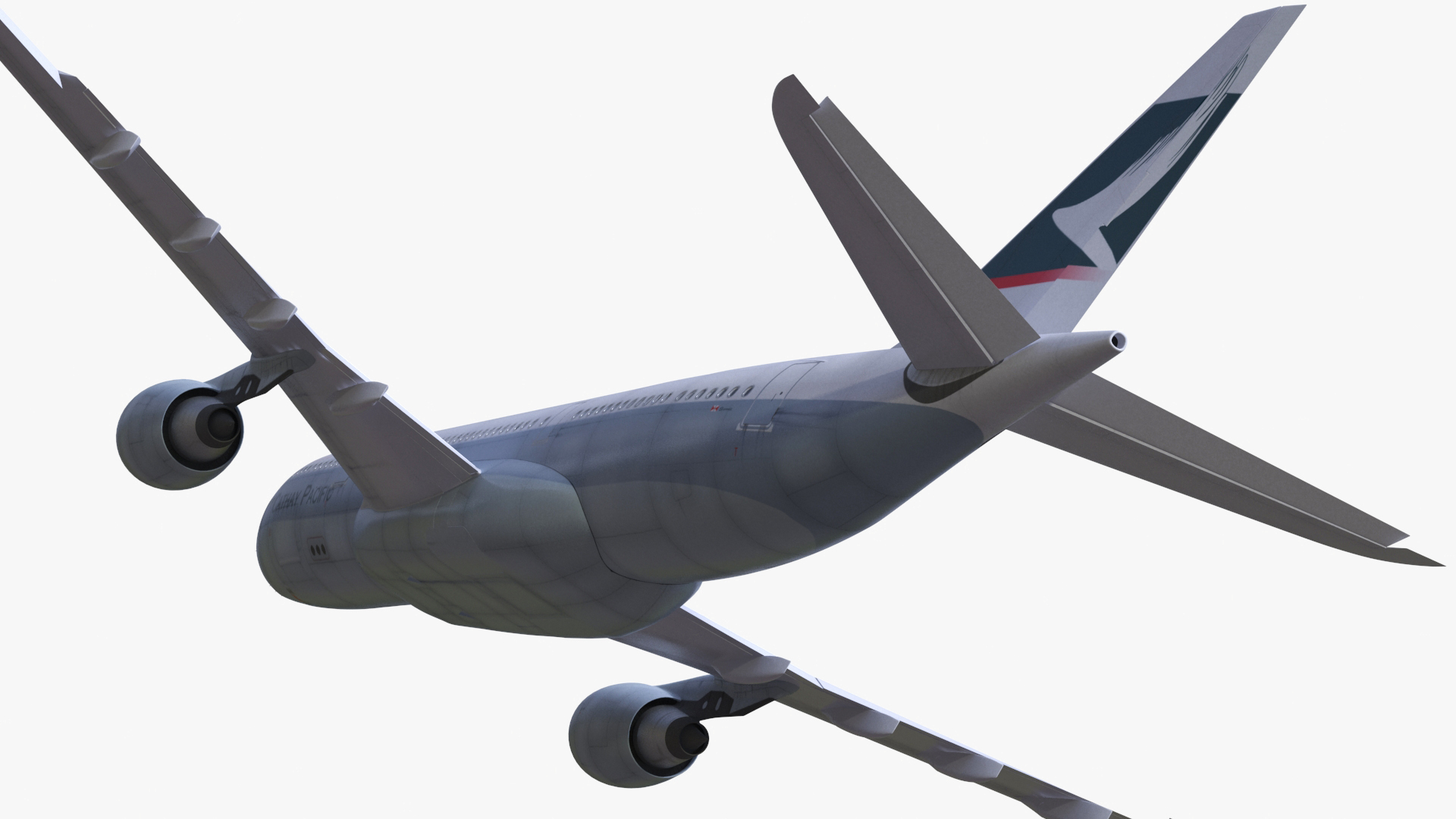 Cathay Pacific Airbus A330-200 Rigged 3D