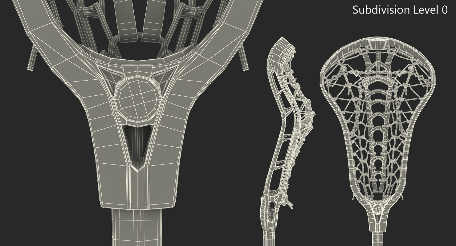 Lacrosse Stick Generic 3D