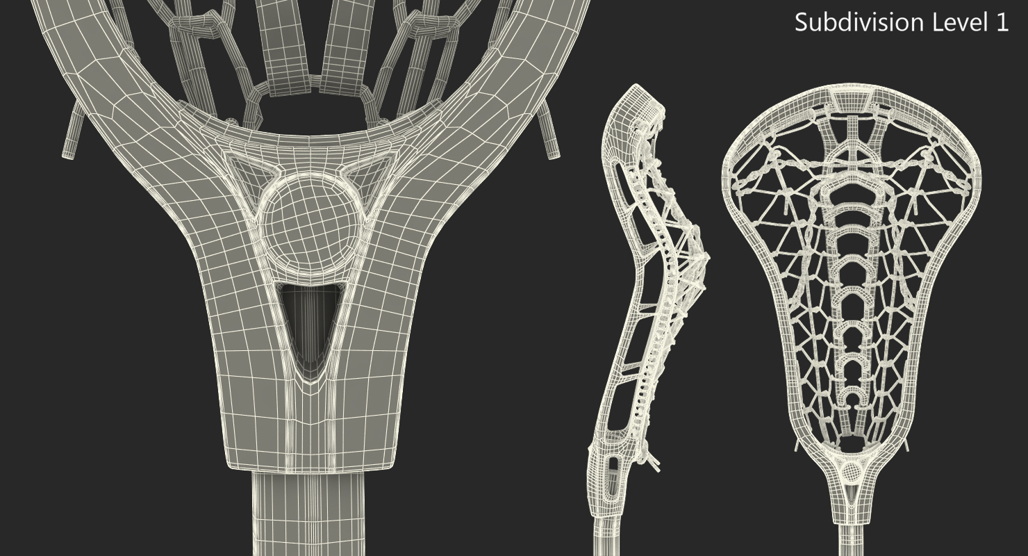 Lacrosse Stick Generic 3D