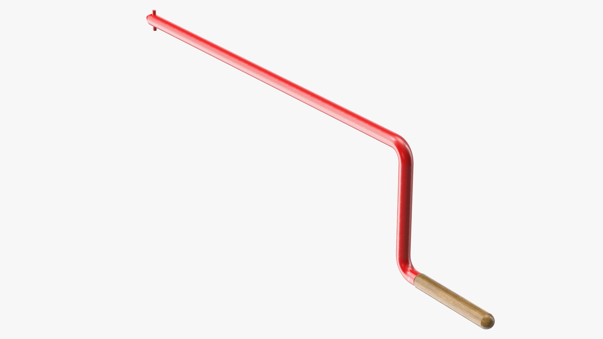 3D Engine Crank Starter Handle Red