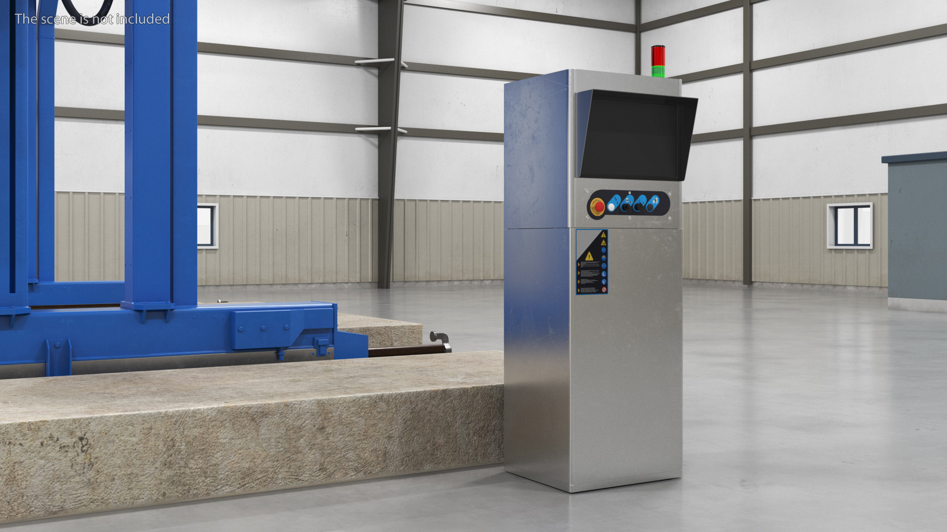 Industrial Control Panel 3D model