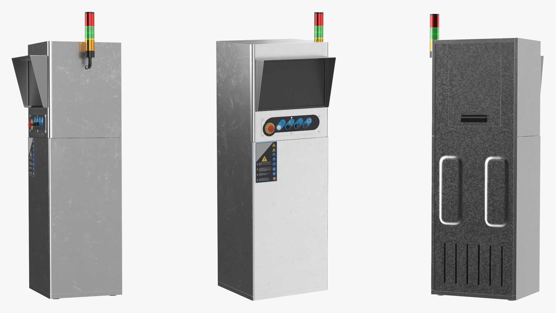 Industrial Control Panel 3D model