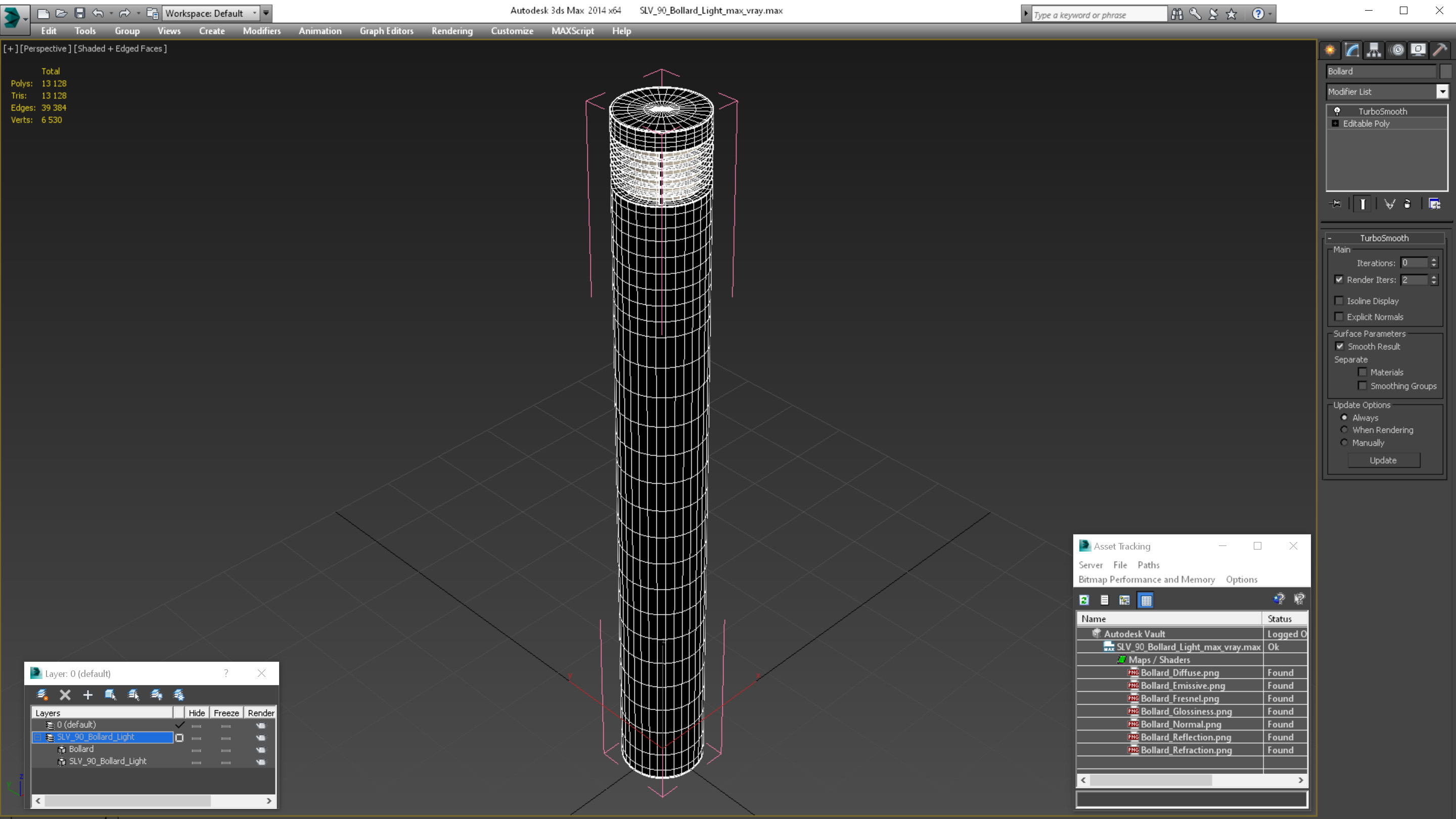 3D model SLV 90 Bollard Light