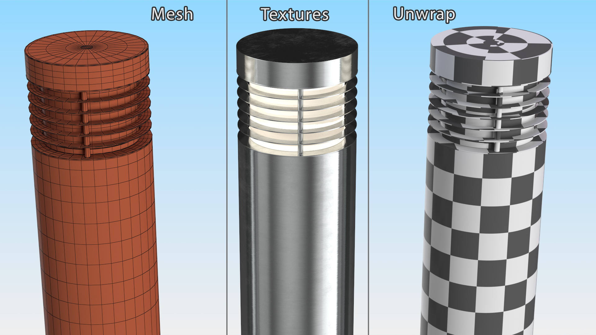 3D model SLV 90 Bollard Light