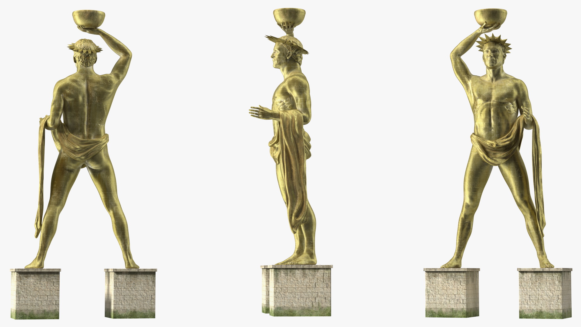 3D Colossus of Rhodes model