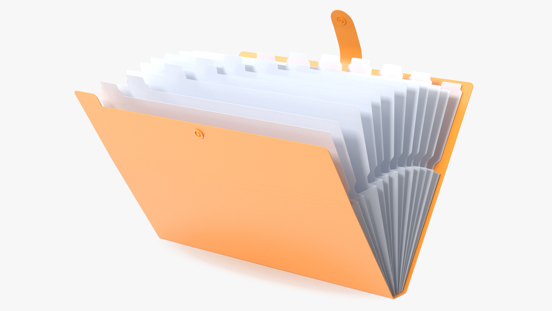 3D Plastic Pocket File Folder Open
