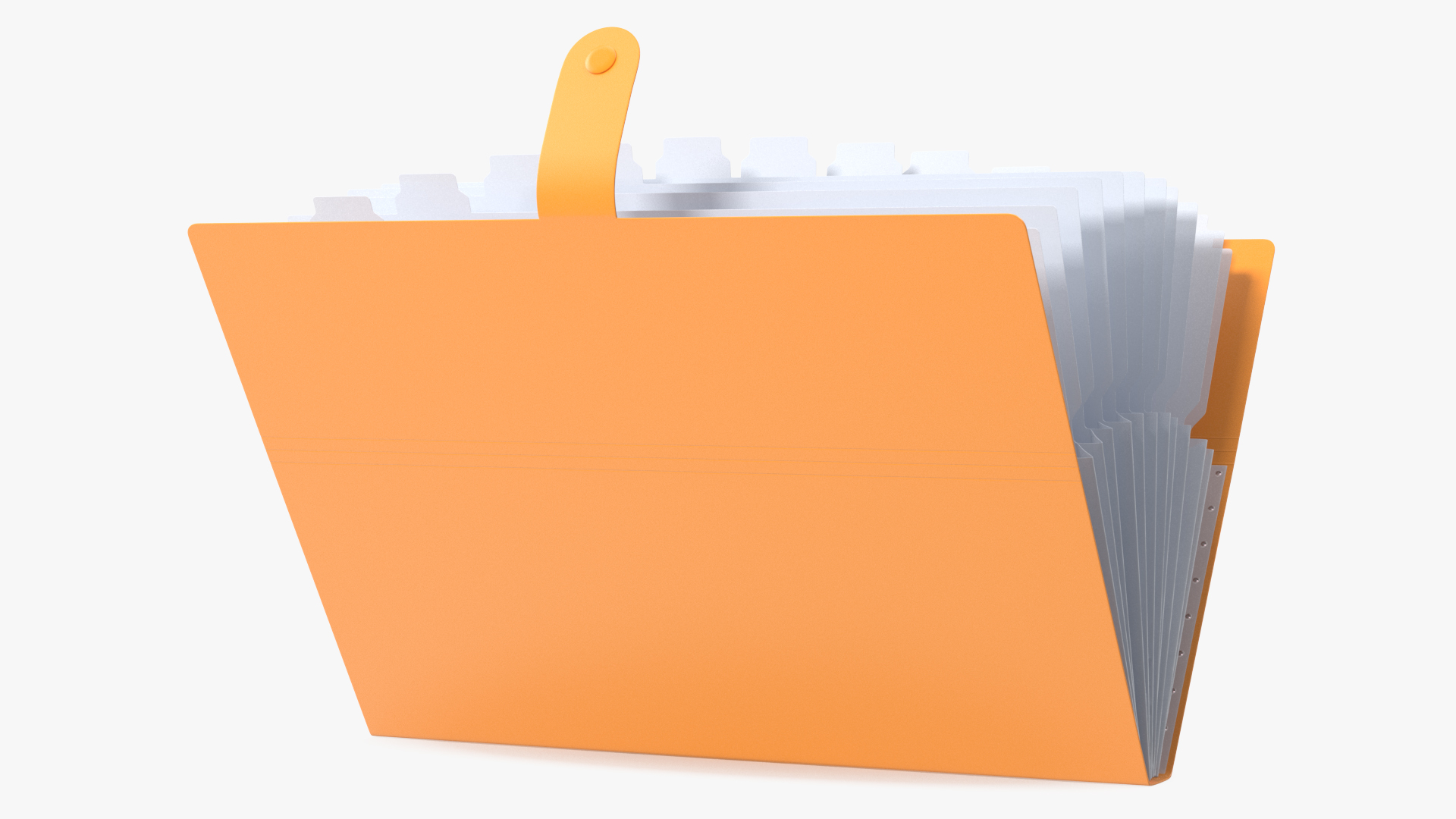 3D Plastic Pocket File Folder Open