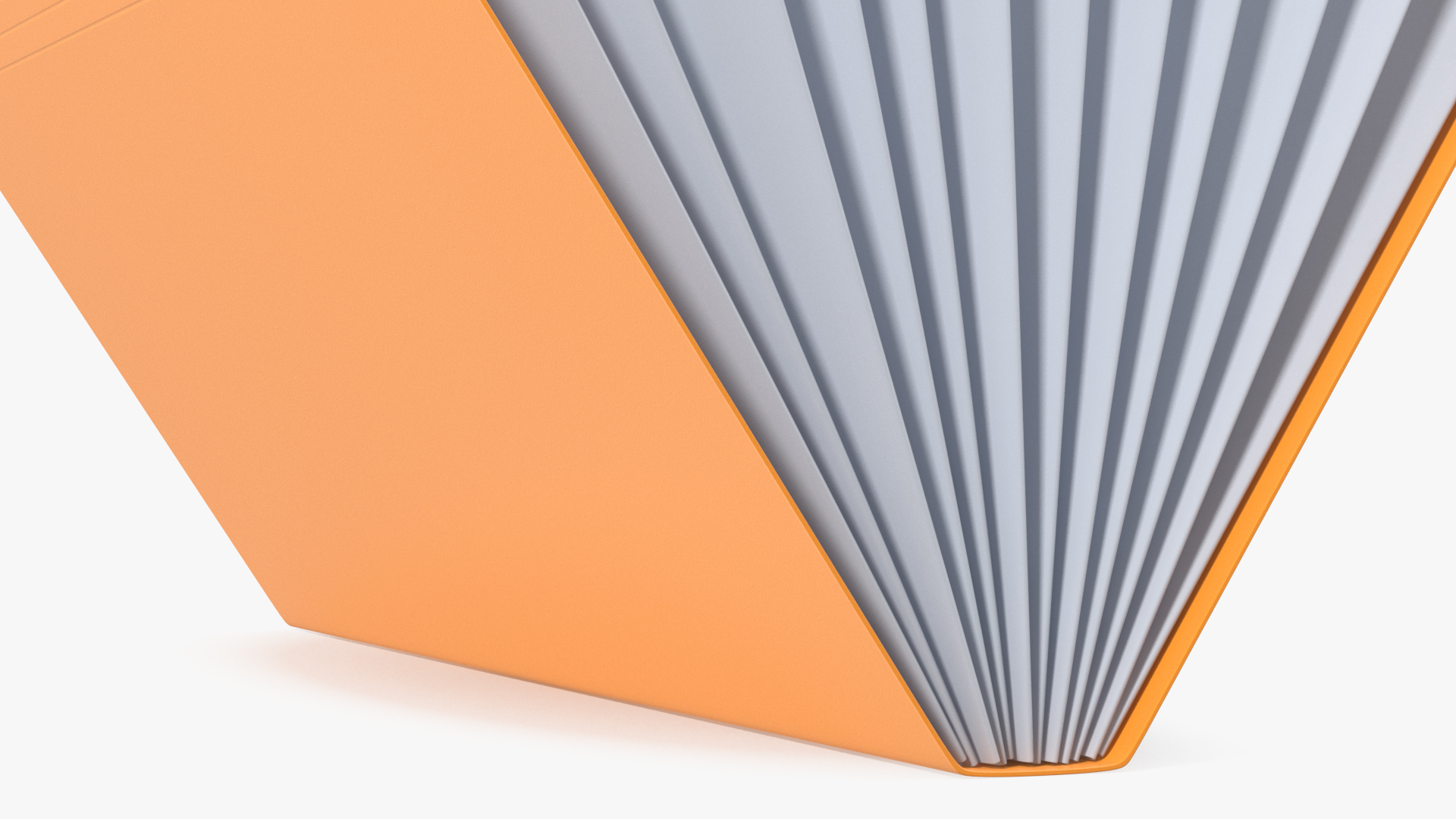 3D Plastic Pocket File Folder Open