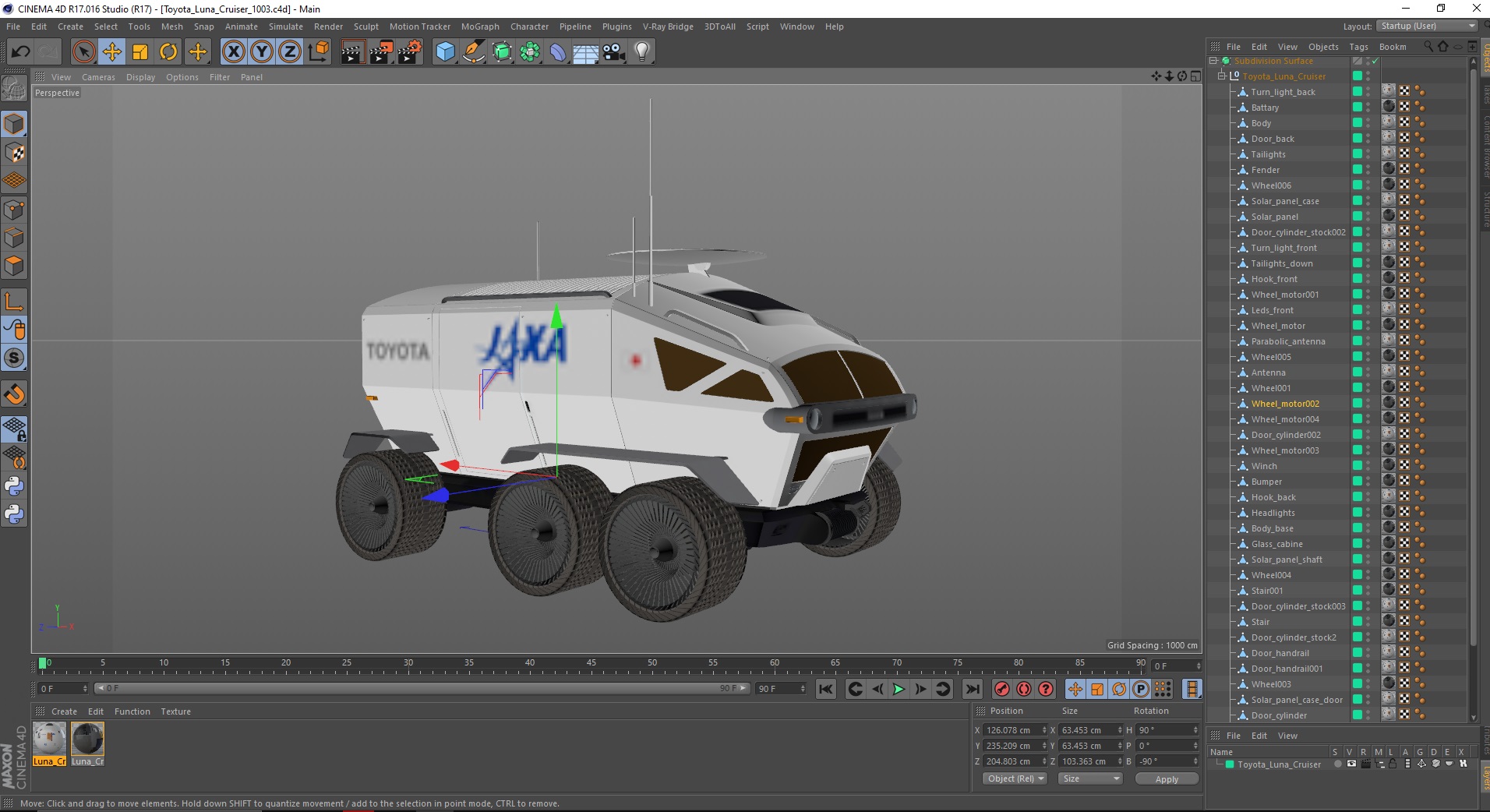 Toyota Luna Cruiser 3D model