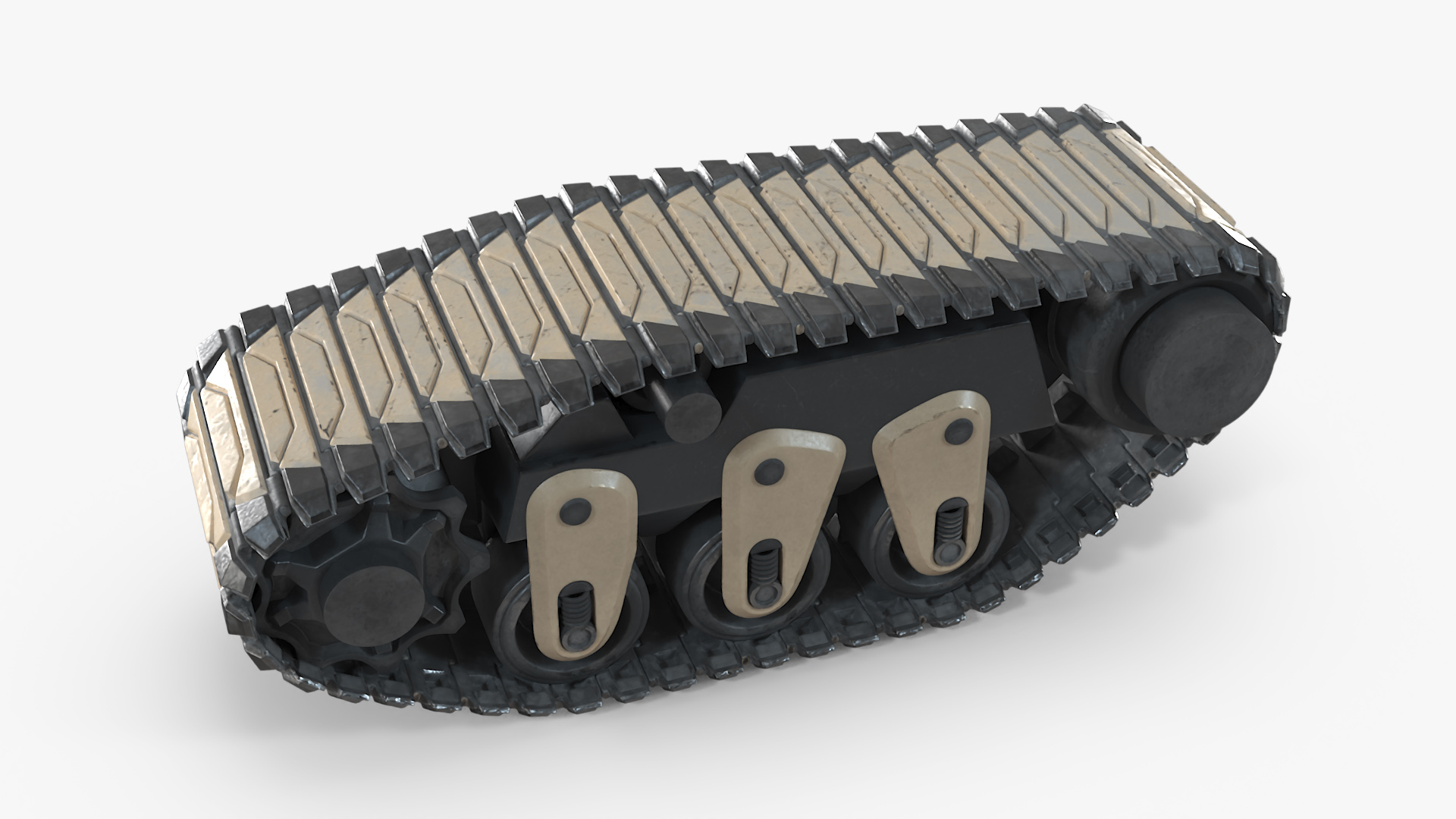 3D Futuristic Caterpillar for Tank