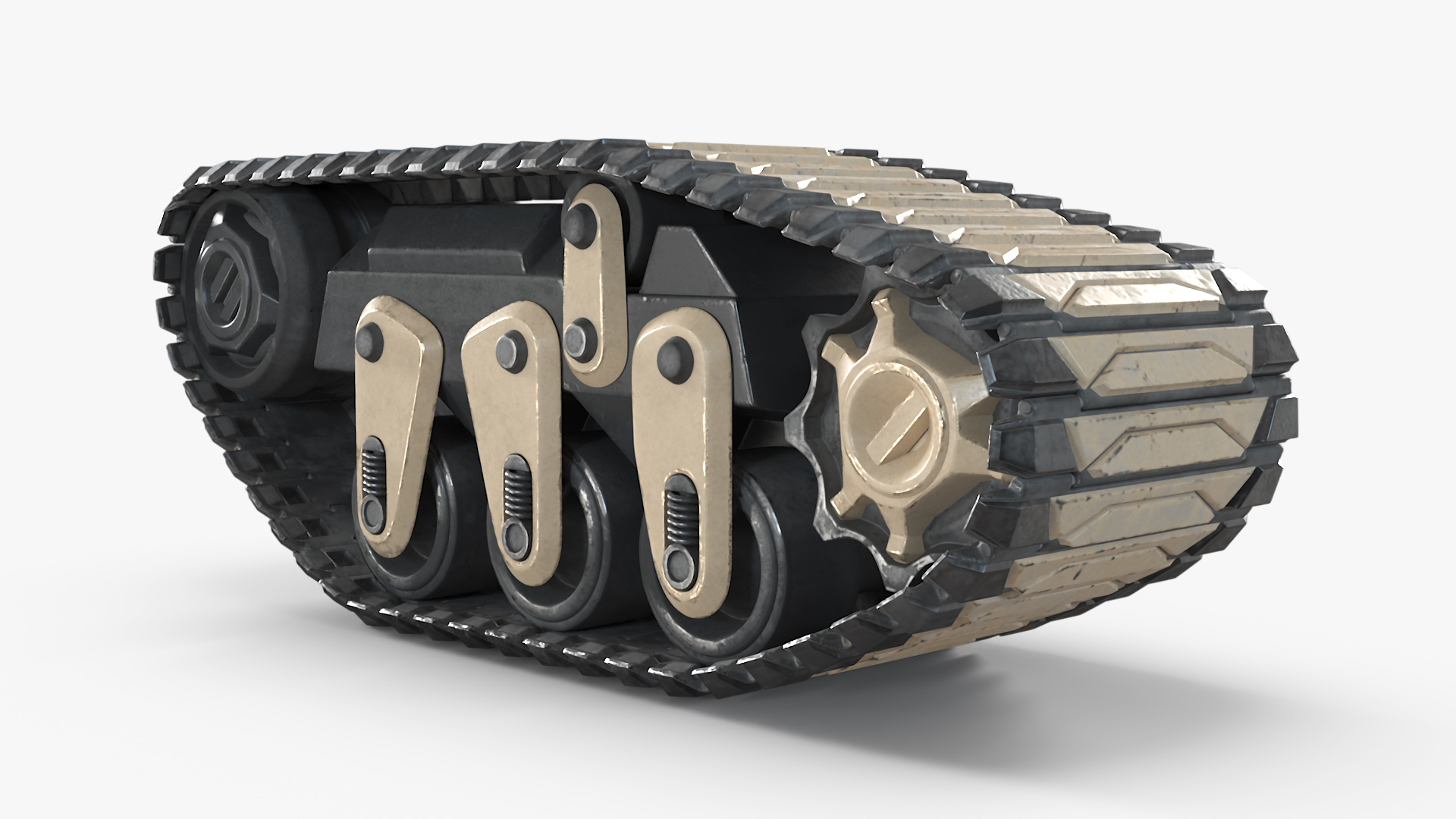 3D Futuristic Caterpillar for Tank