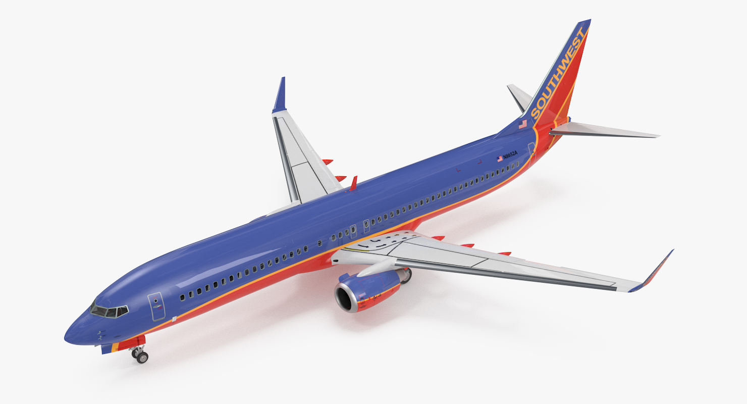Boeing 737 900 with Interior Southwest Airlines 3D