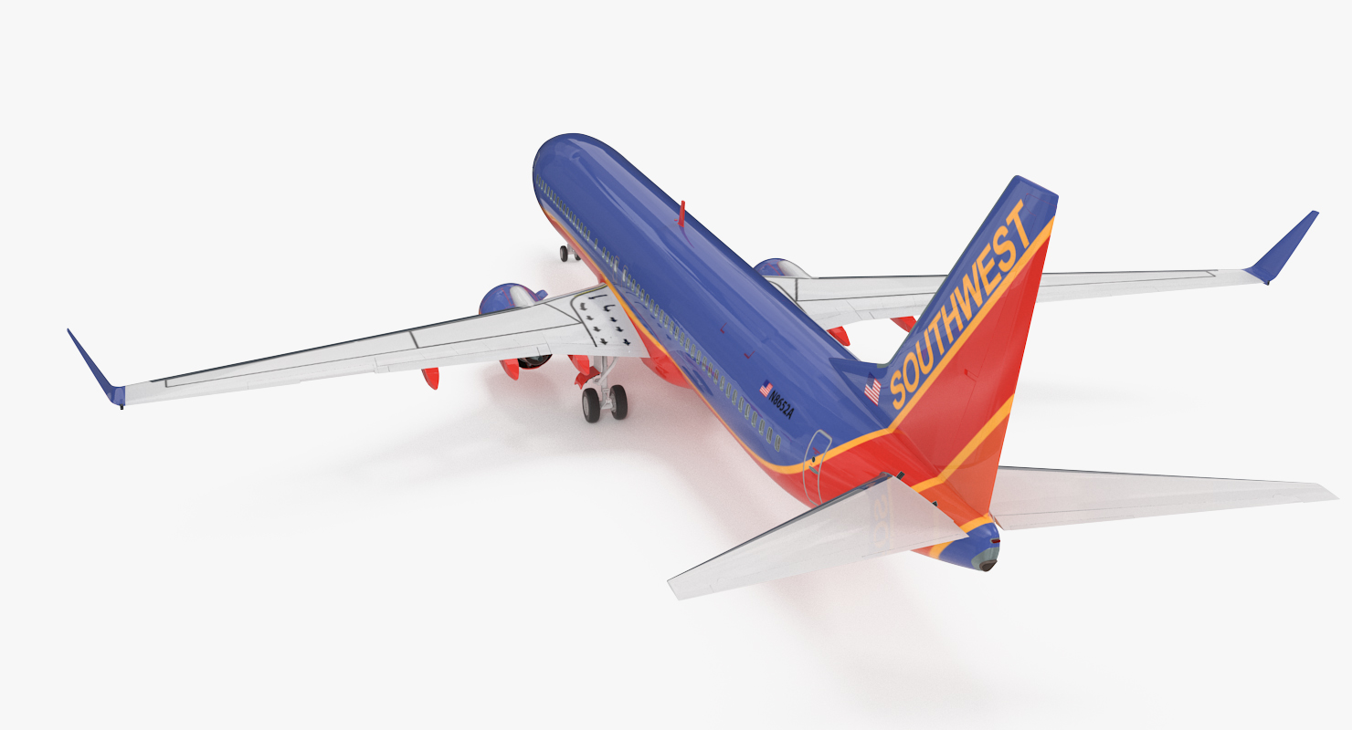 Boeing 737 900 with Interior Southwest Airlines 3D