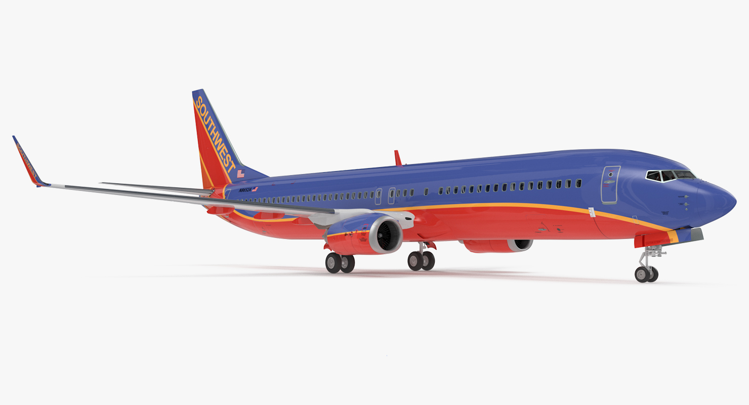 Boeing 737 900 with Interior Southwest Airlines 3D