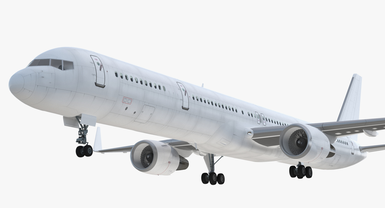 3D Boeing 757 300 with Interior and Cockpit Generic model