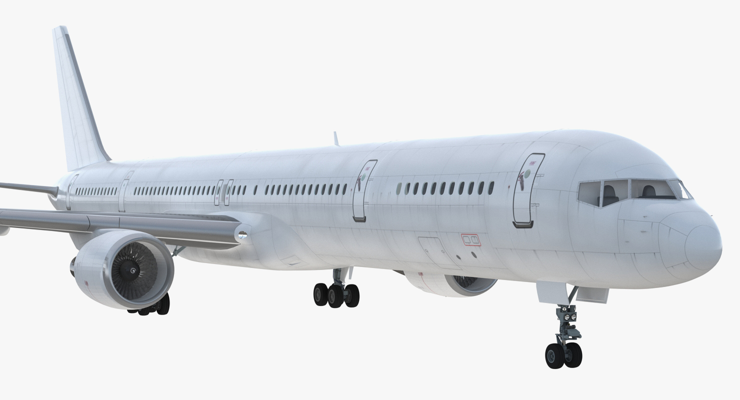 3D Boeing 757 300 with Interior and Cockpit Generic model