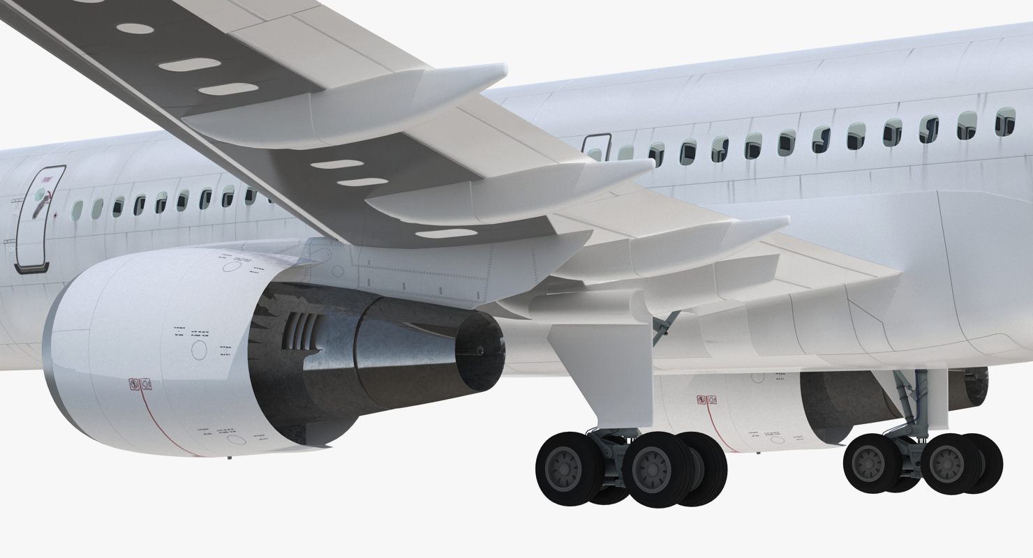 3D Boeing 757 300 with Interior and Cockpit Generic model