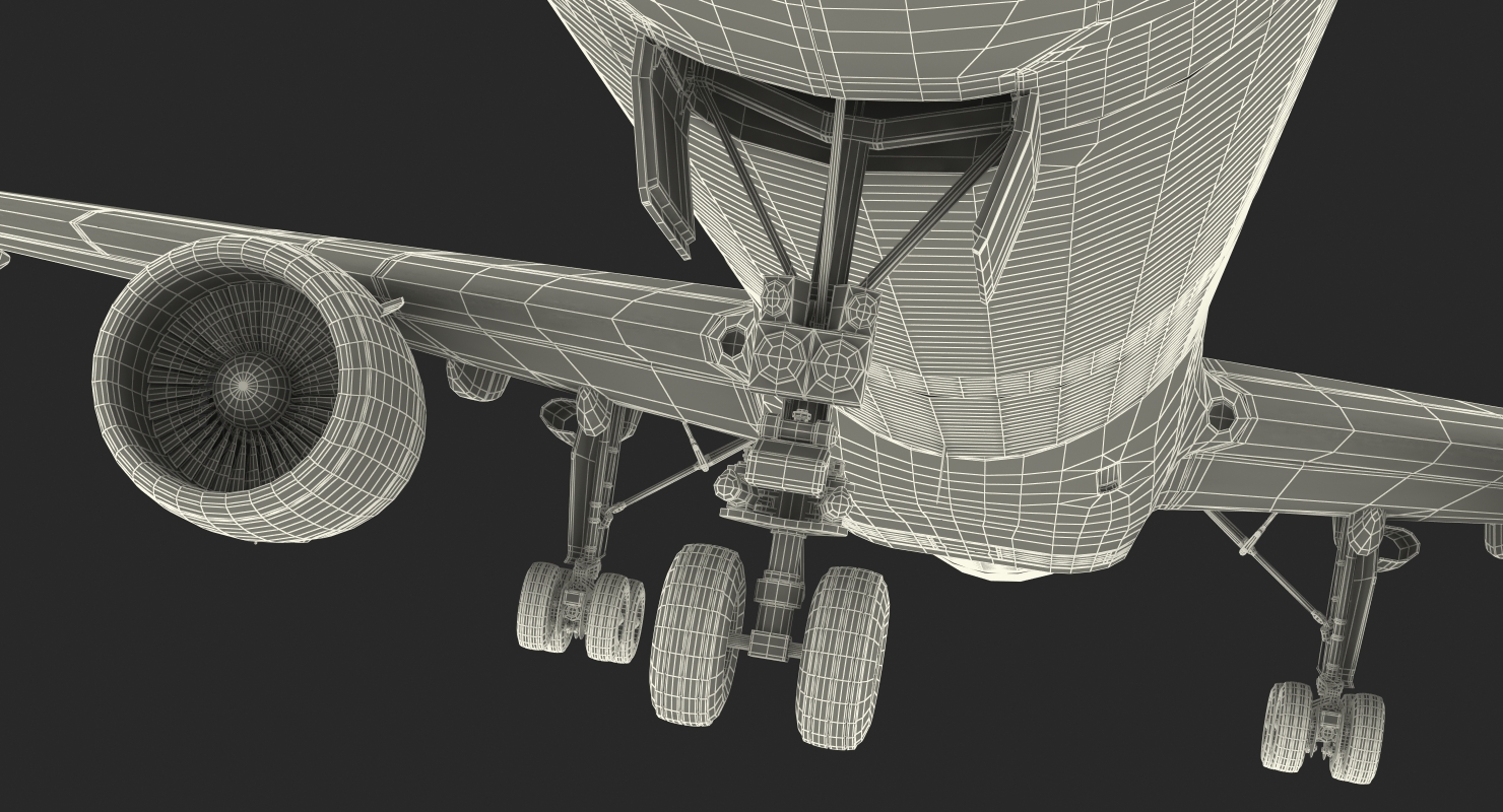 3D Boeing 757 300 with Interior and Cockpit Generic model