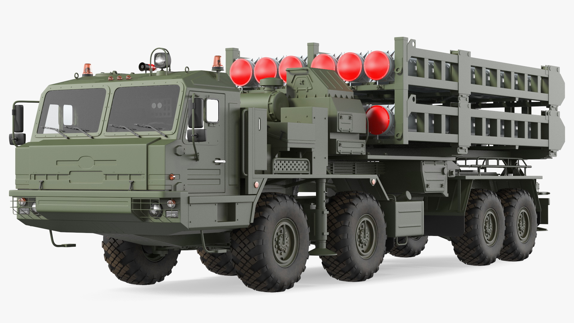 3D model Vityaz S 350E 50R6 Missile Launcher