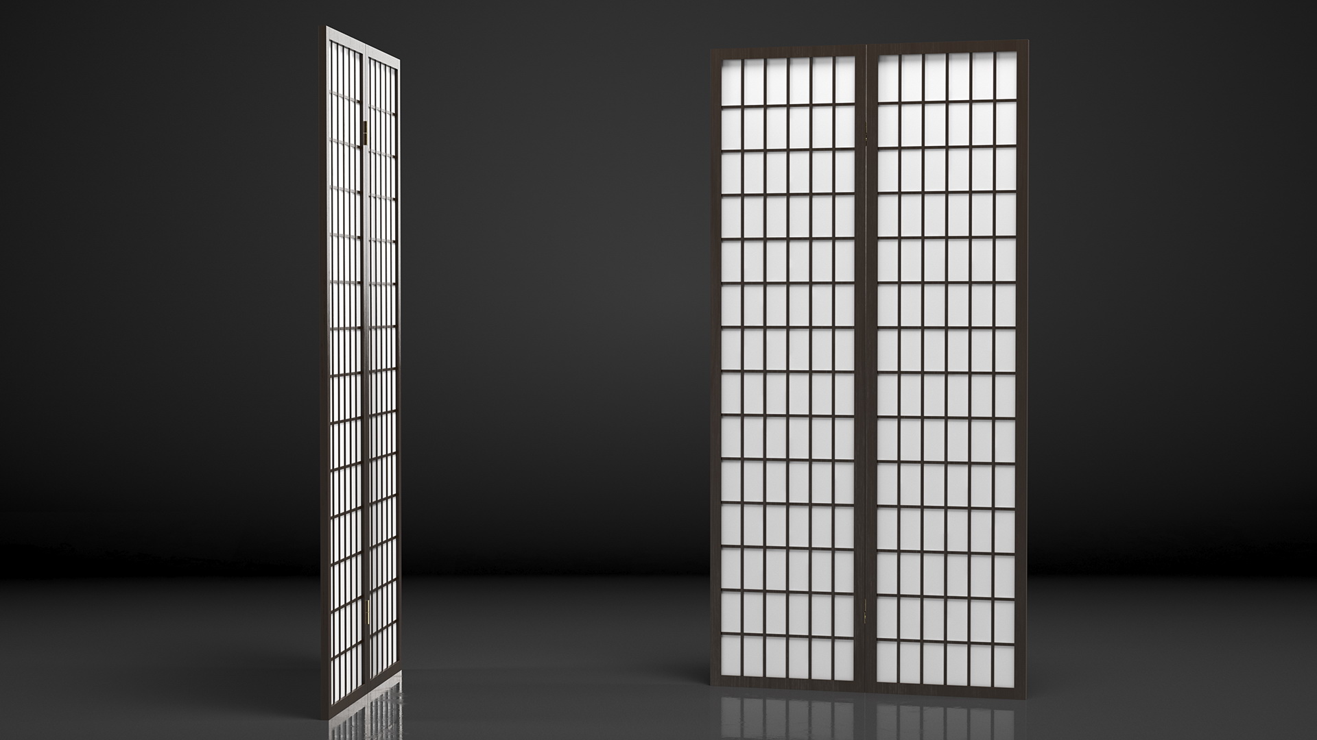 3D model Folding Screen Panel