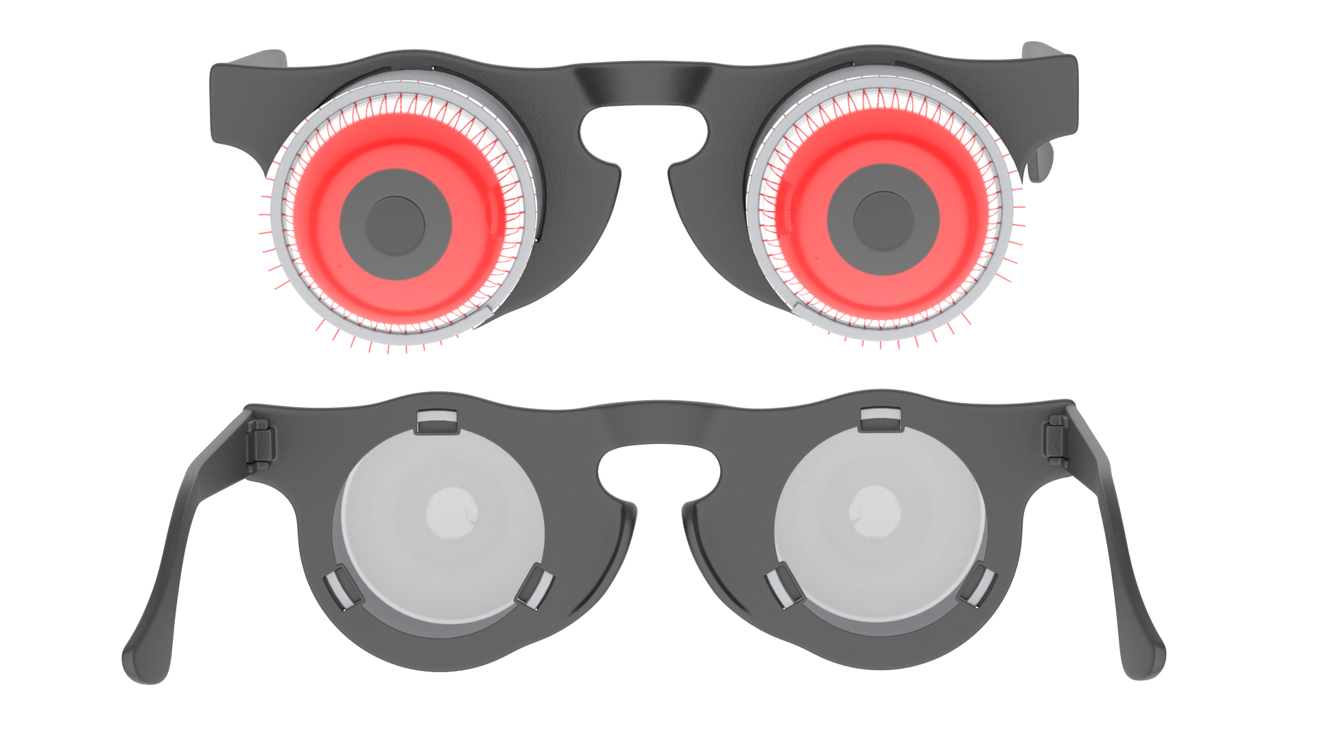 3D Pop Out Eyeball Glasses model
