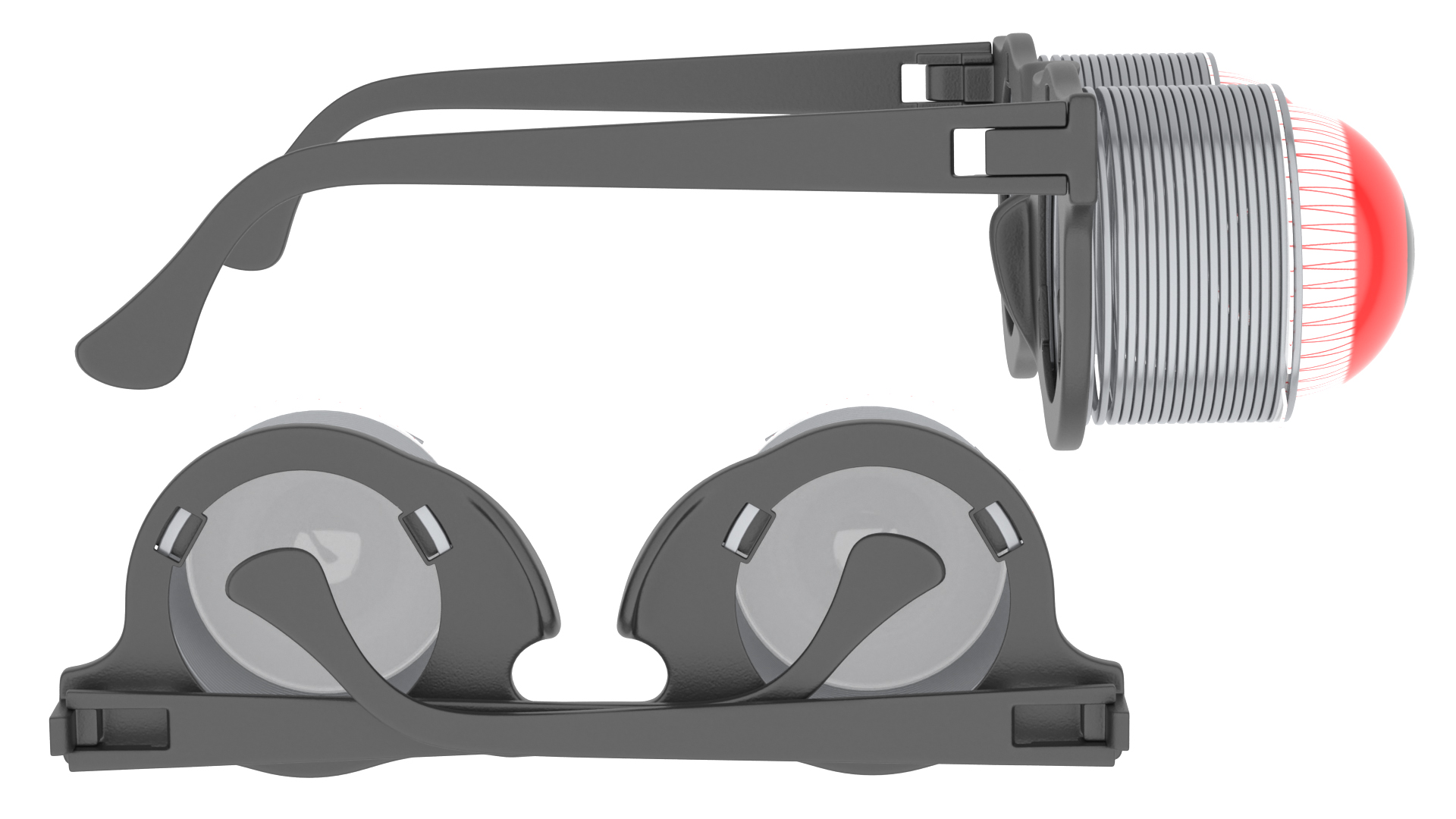 3D Pop Out Eyeball Glasses model