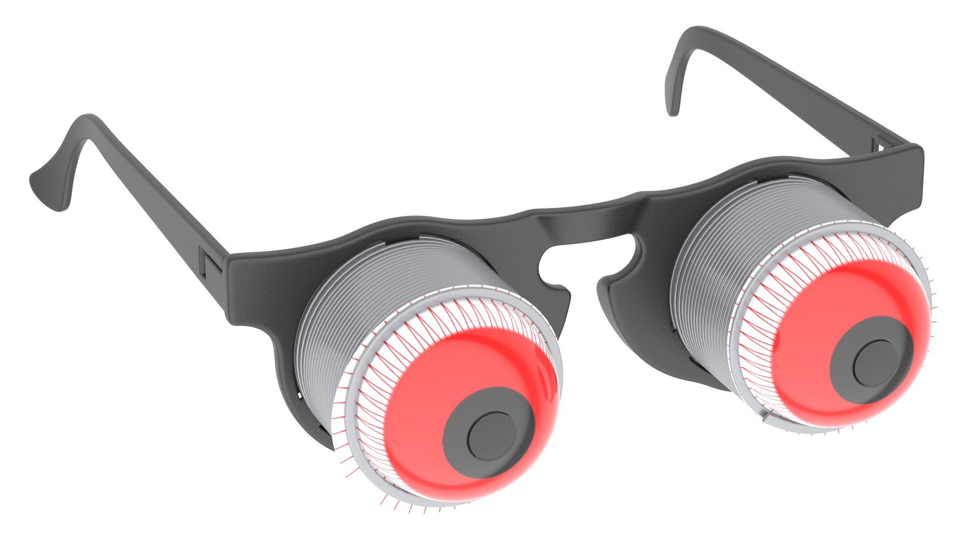 3D Pop Out Eyeball Glasses model