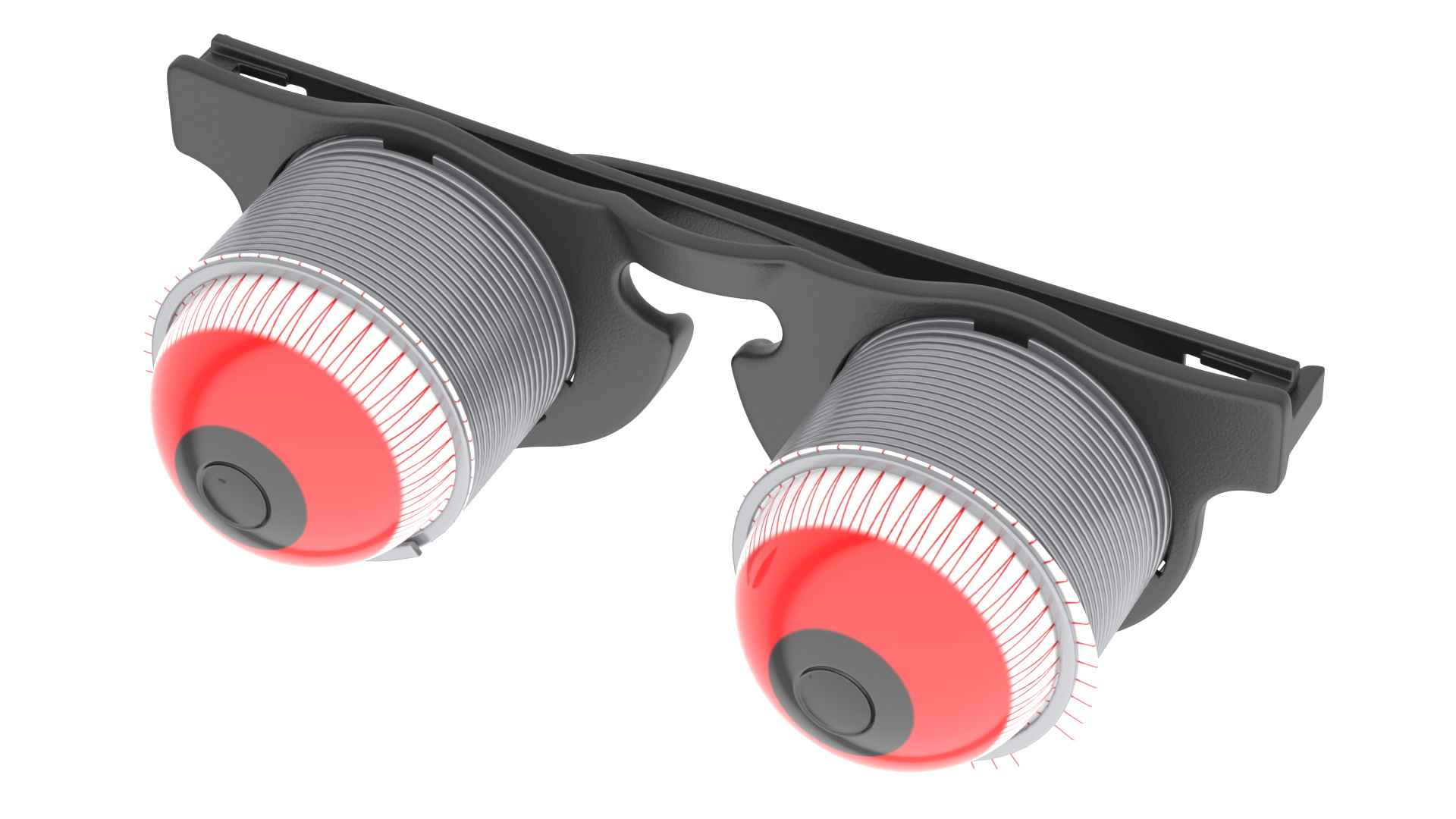 3D Pop Out Eyeball Glasses model