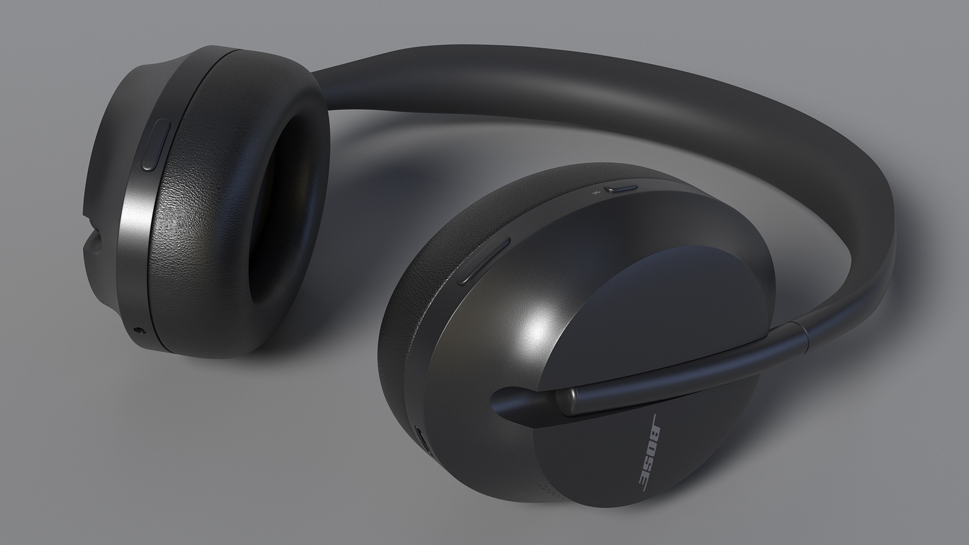 3D Bose Noise Canceling Headphones 700 Black