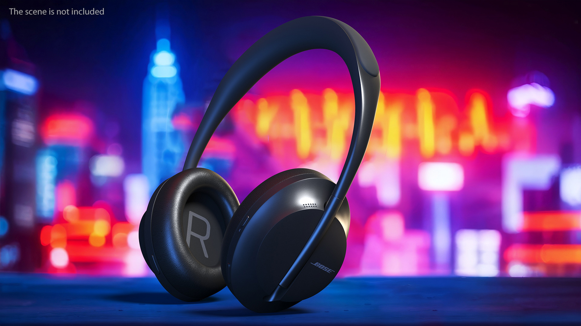 3D Bose Noise Canceling Headphones 700 Black