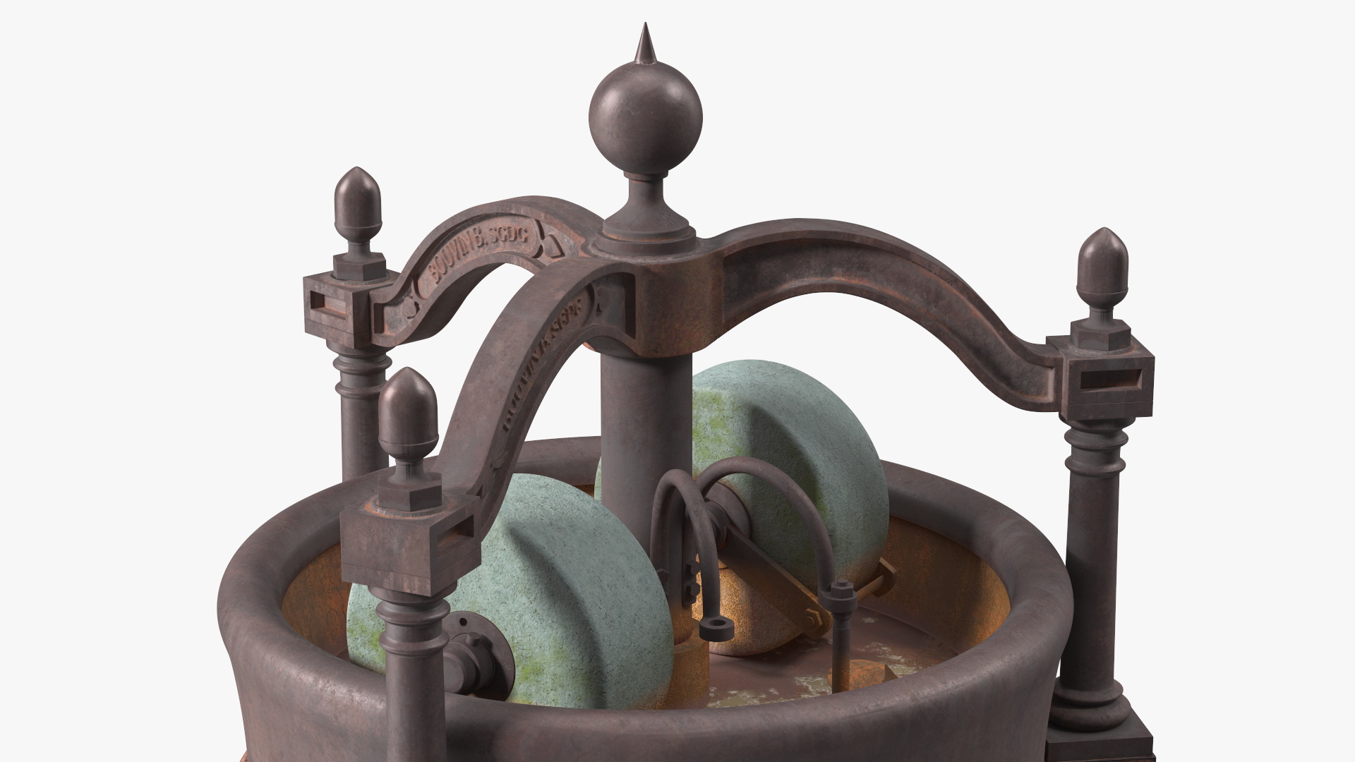 3D Antique Cocoa Grinder